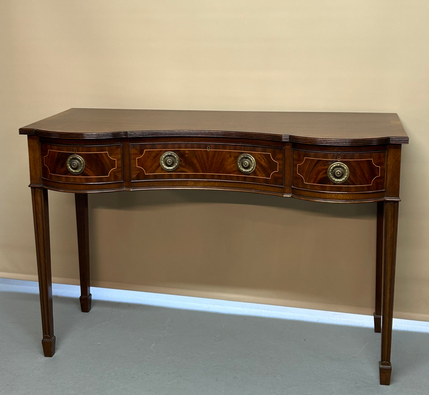Mahogany Georgian style console table