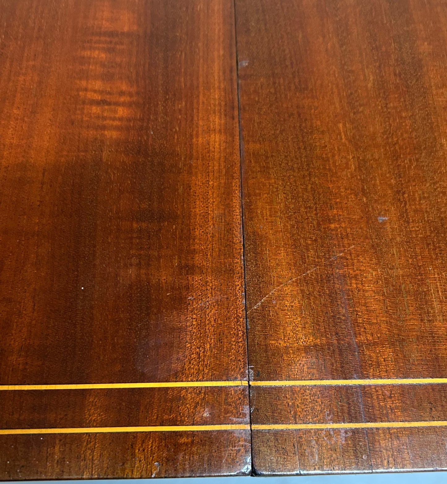 Pair of Georgian mahogany console tables