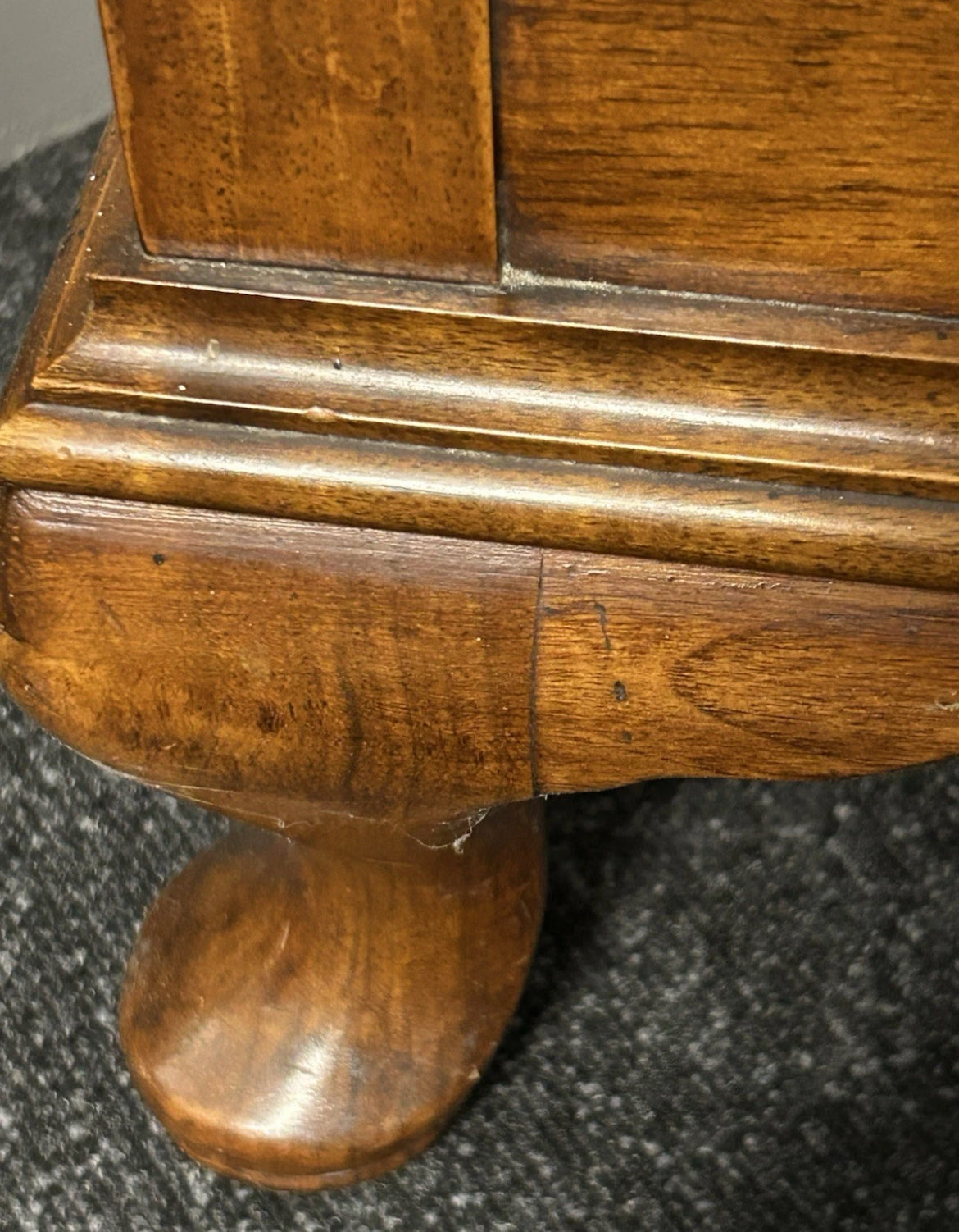 Waring and Gillow burr walnut corner cocktail cabinet
