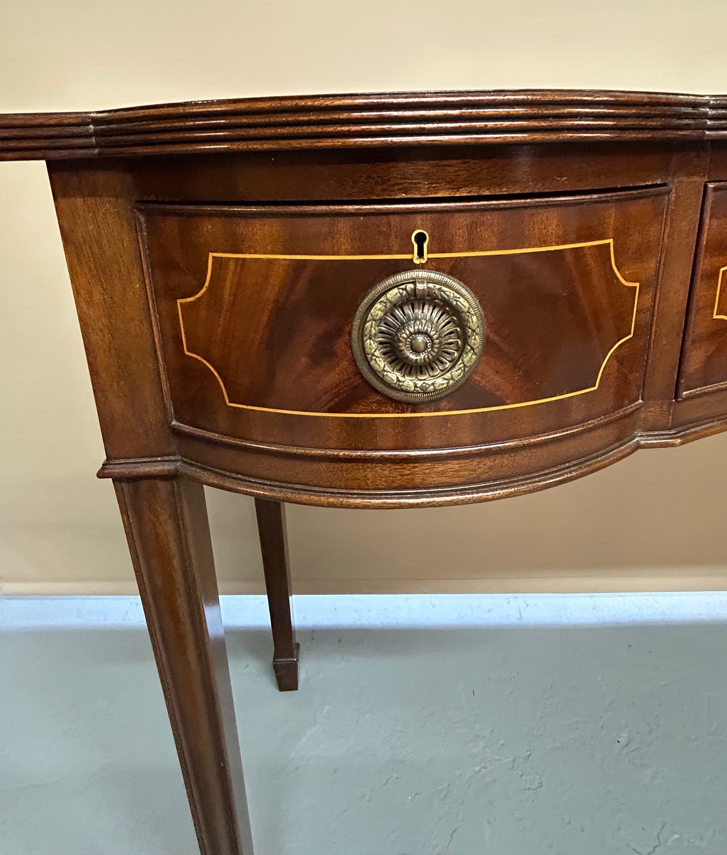 Mahogany Georgian style console table