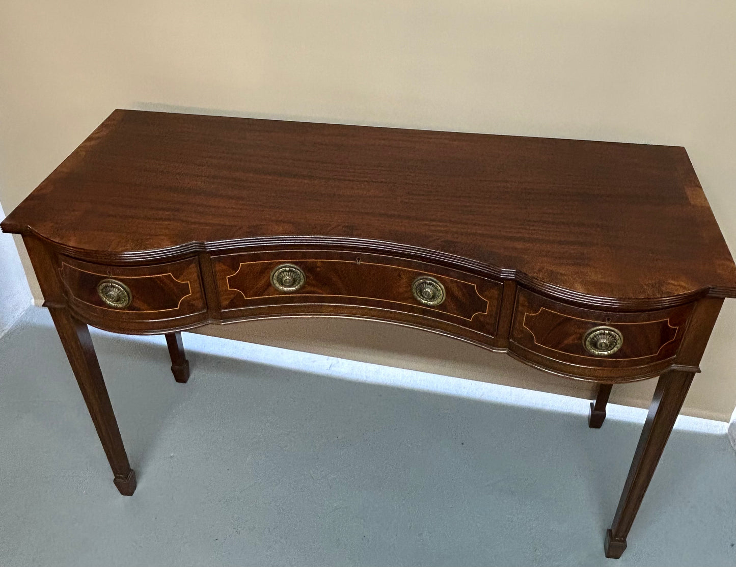 Mahogany Georgian style console table
