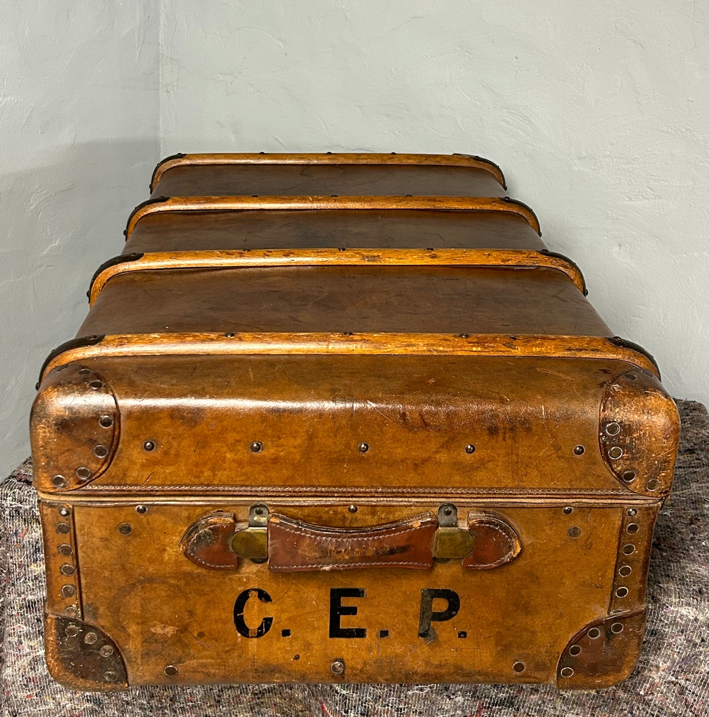 Vintage steamer trunk