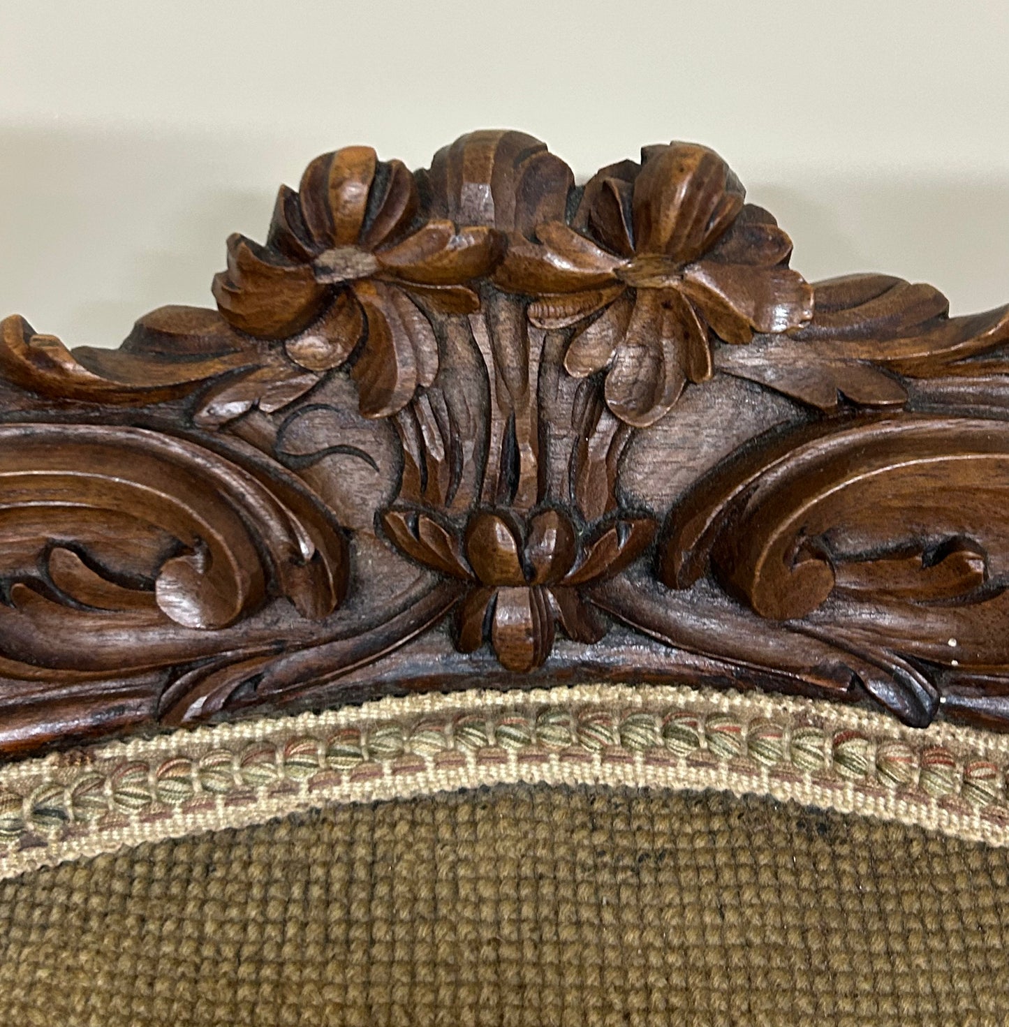 Walnut nursing chair