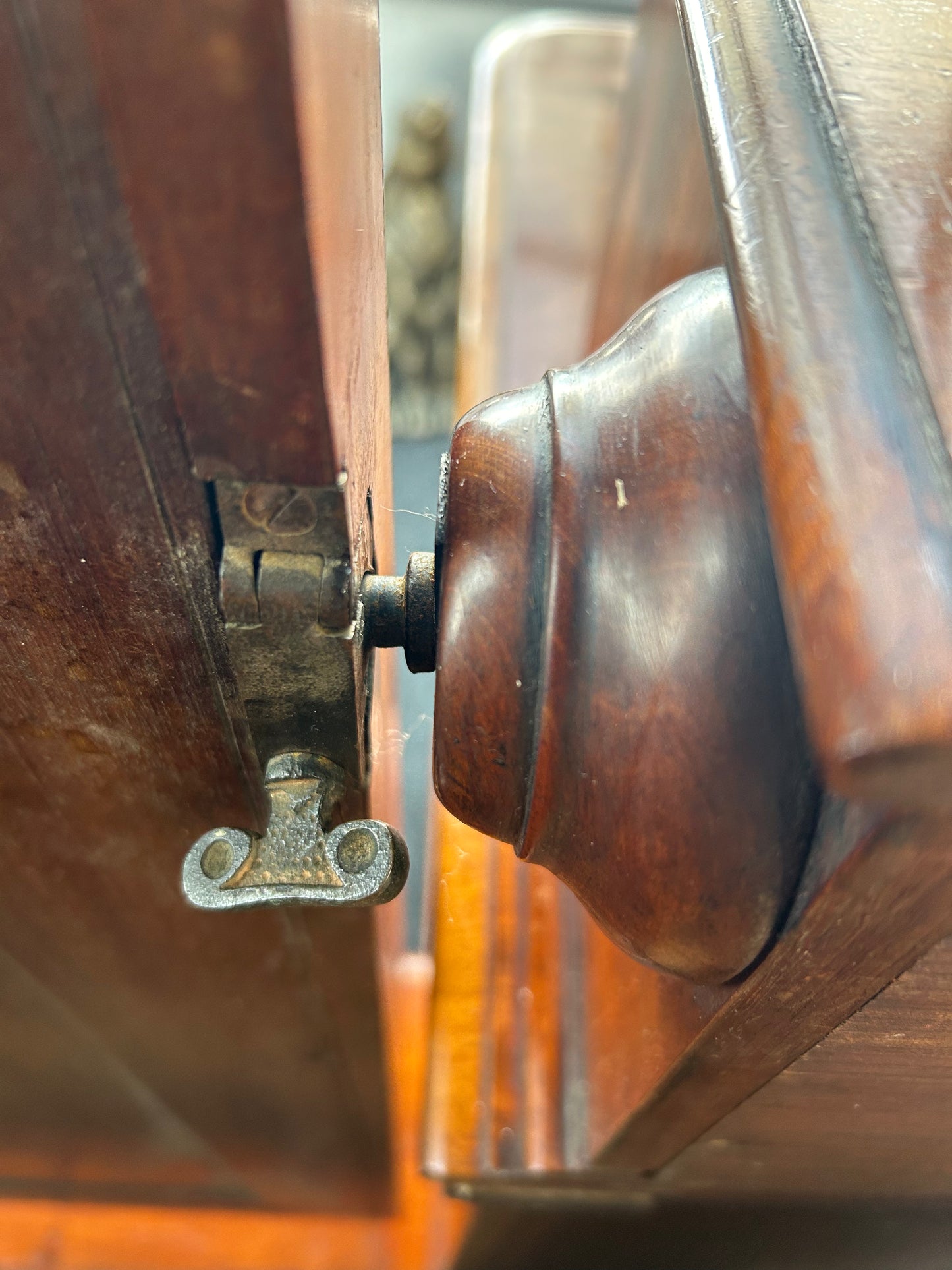 Victorian cheval mirror dressing table