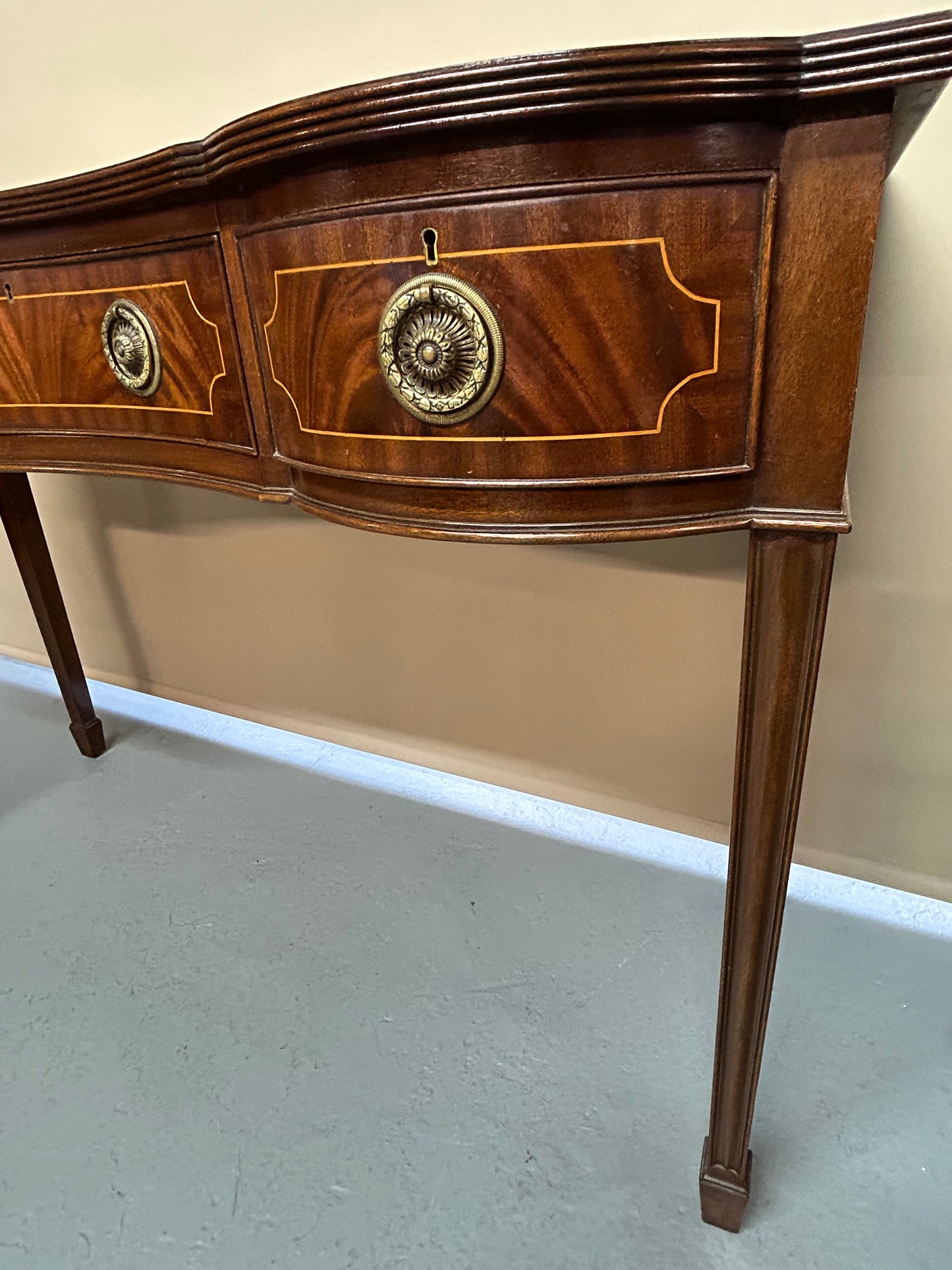 Mahogany Georgian style console table