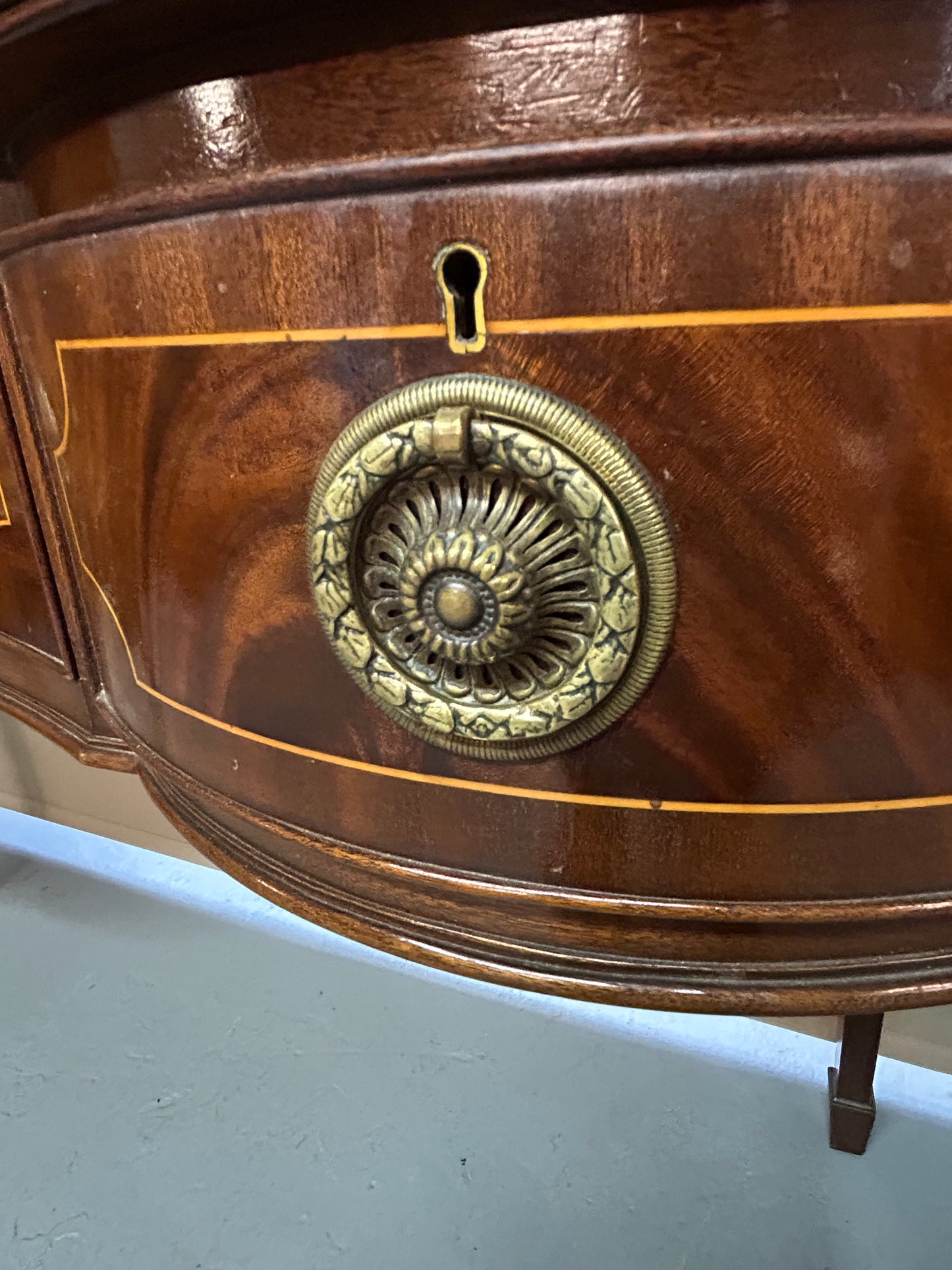 Mahogany Georgian style console table