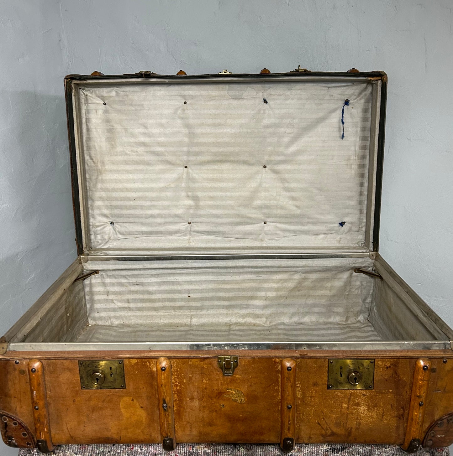 Vintage steamer trunk