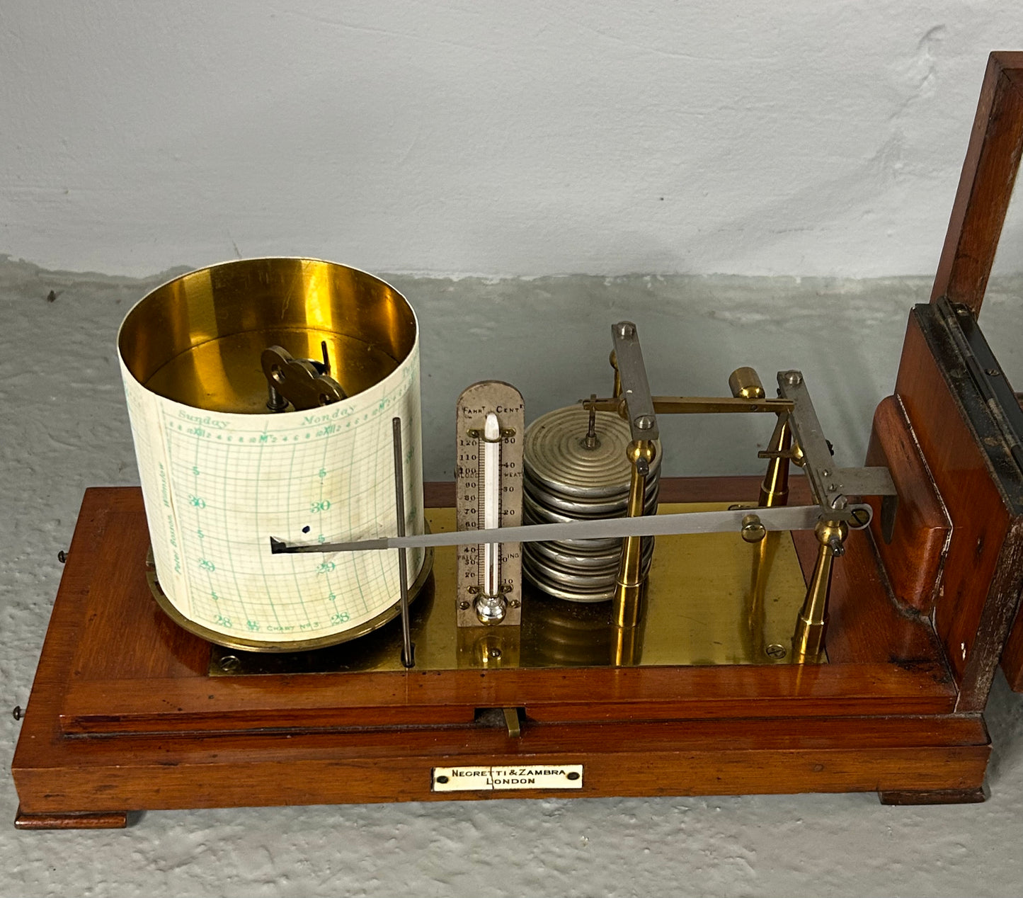 Negretti and Zambra barograph