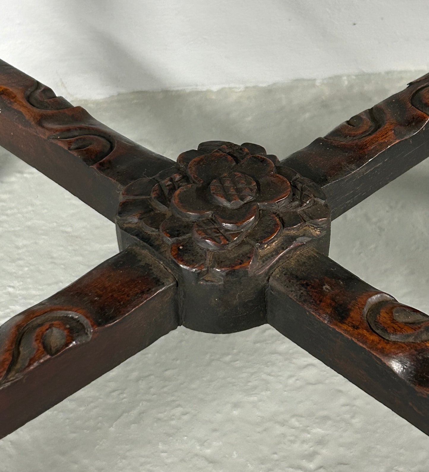 Chinese marble top side table