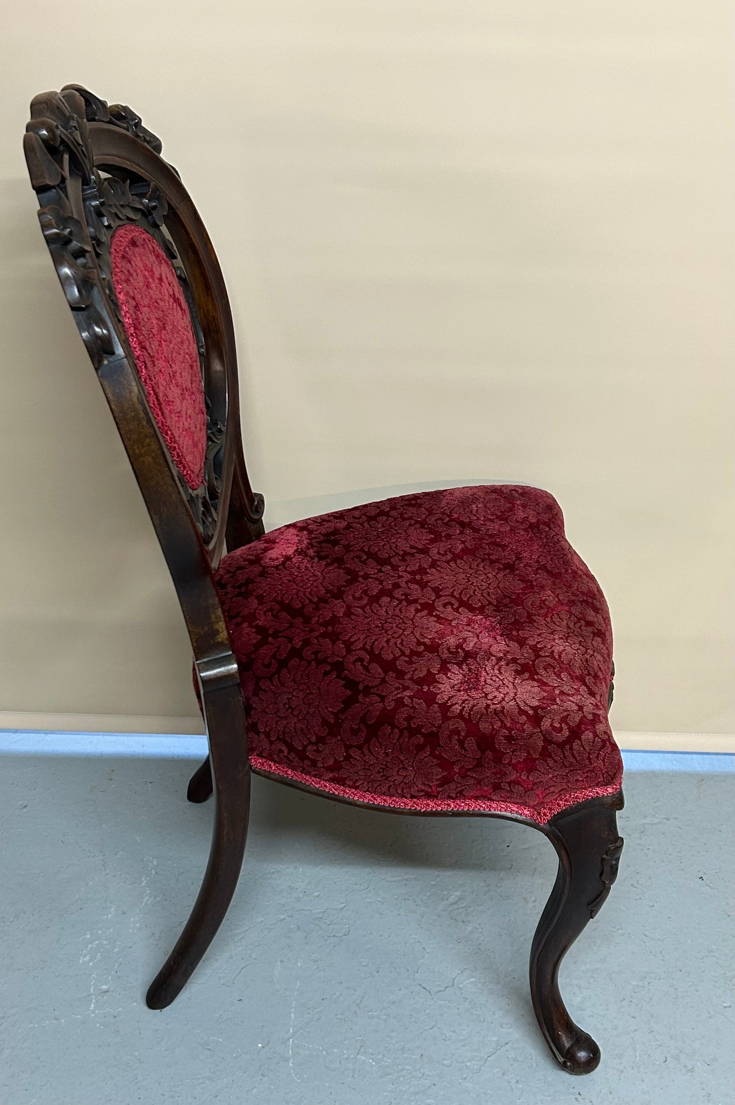 Set of 6 Victorian rosewood dining chairs