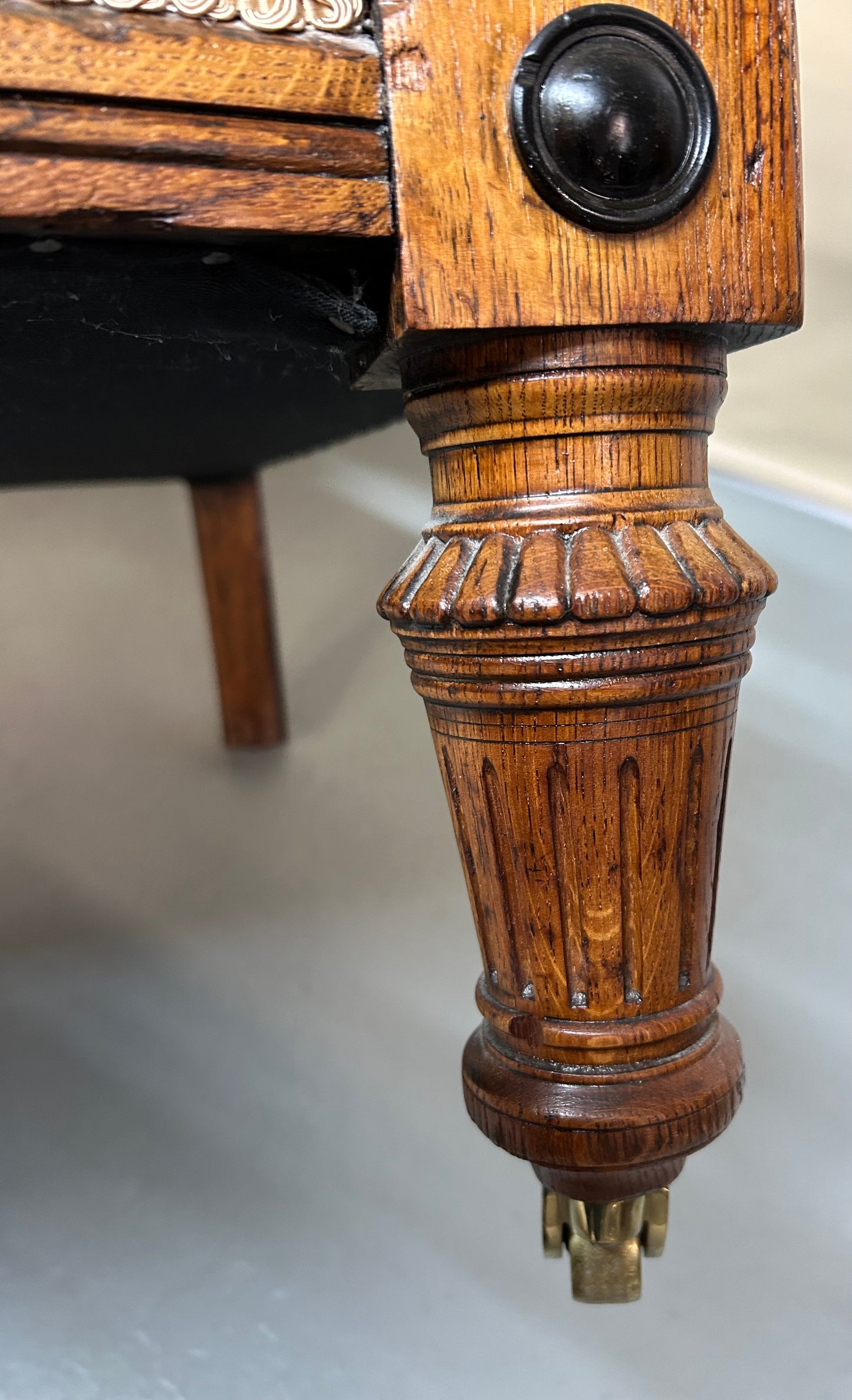 Victorian Ladies and Gentlemen’s Pollard oak chairs