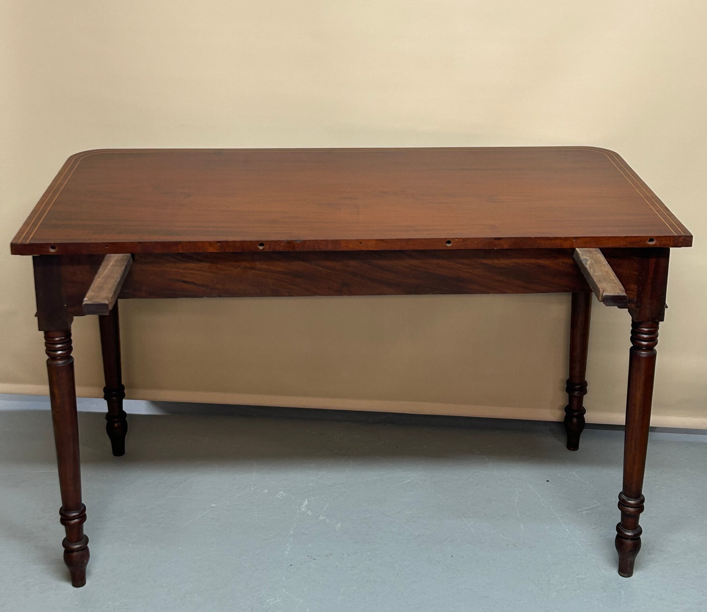 Pair of Georgian mahogany console tables
