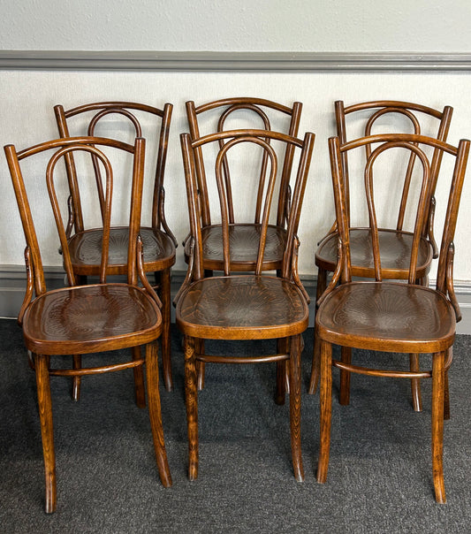 Set of 6 Bentwood Thonet chairs