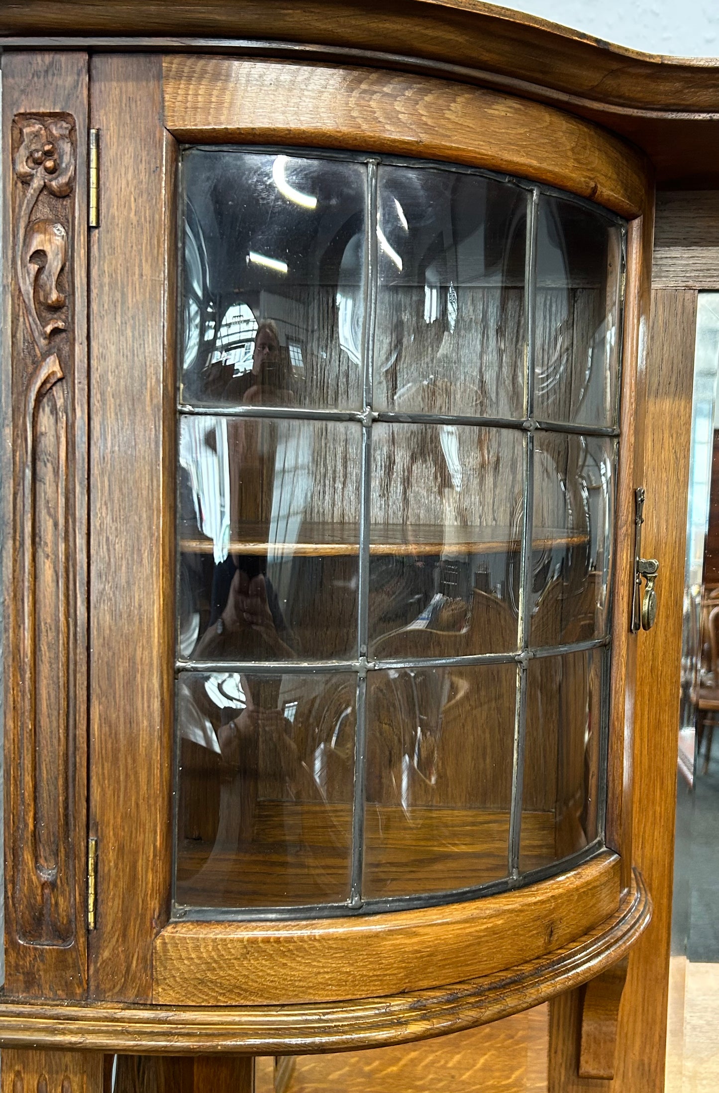 Arts and Crafts oak Edwardian sideboard