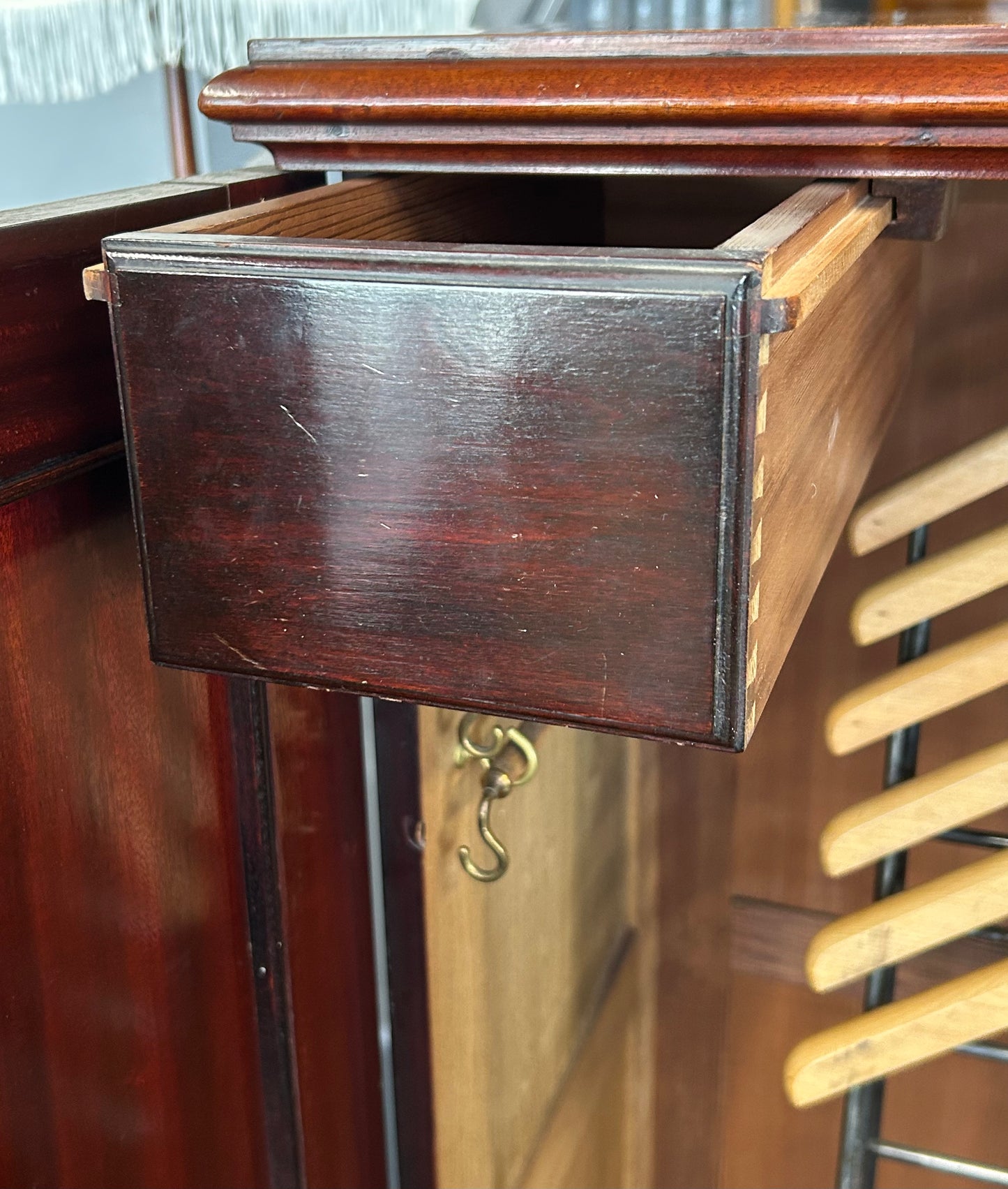 Mahogany Gentleman’s valet cupboard