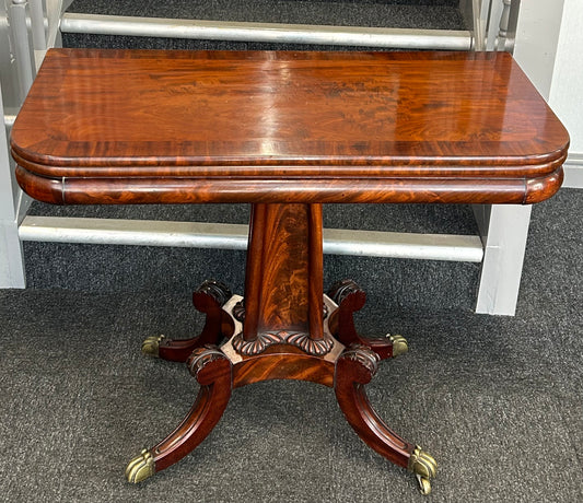 William IV Mahogany tea table