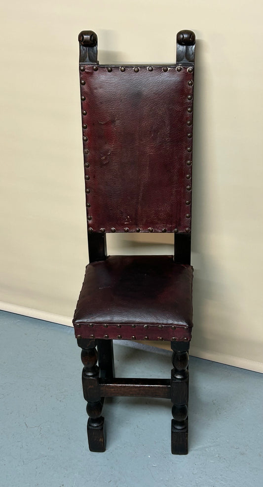 Early 20th century oak child’s correction chair