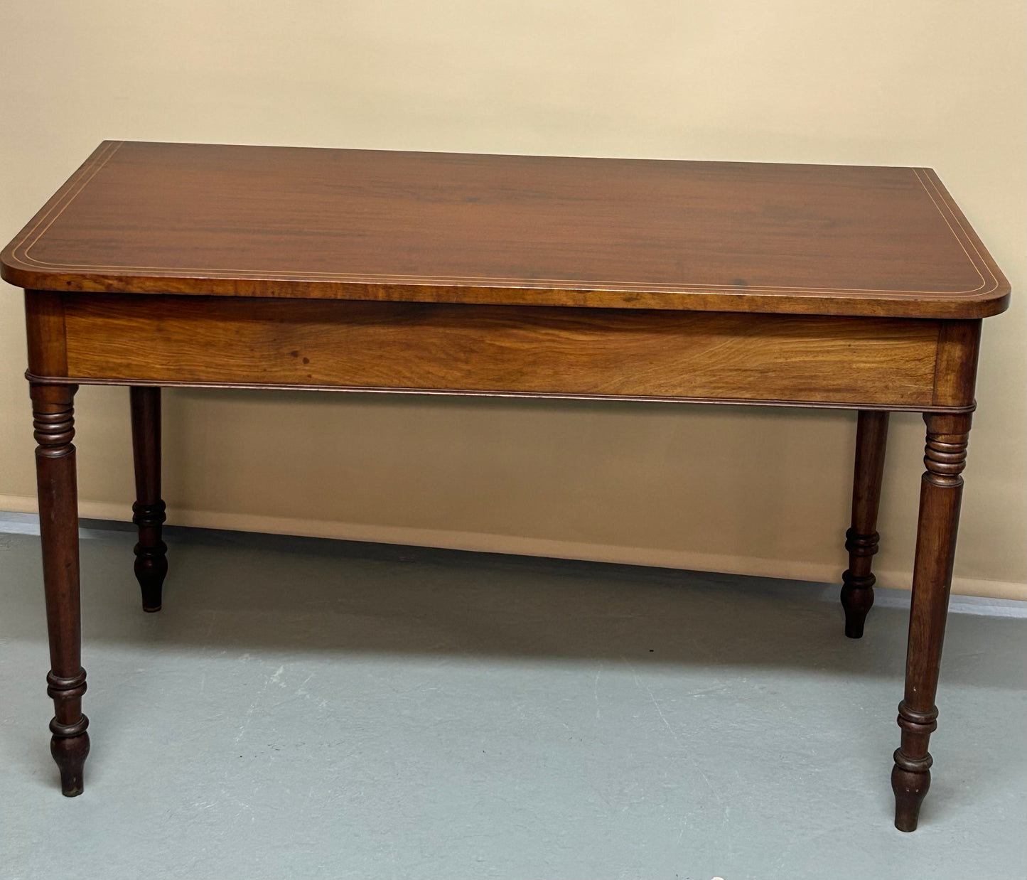Pair of Georgian mahogany console tables