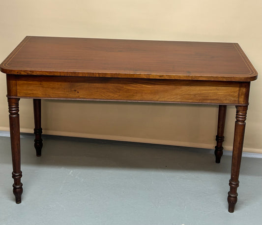 Pair of Georgian mahogany console tables