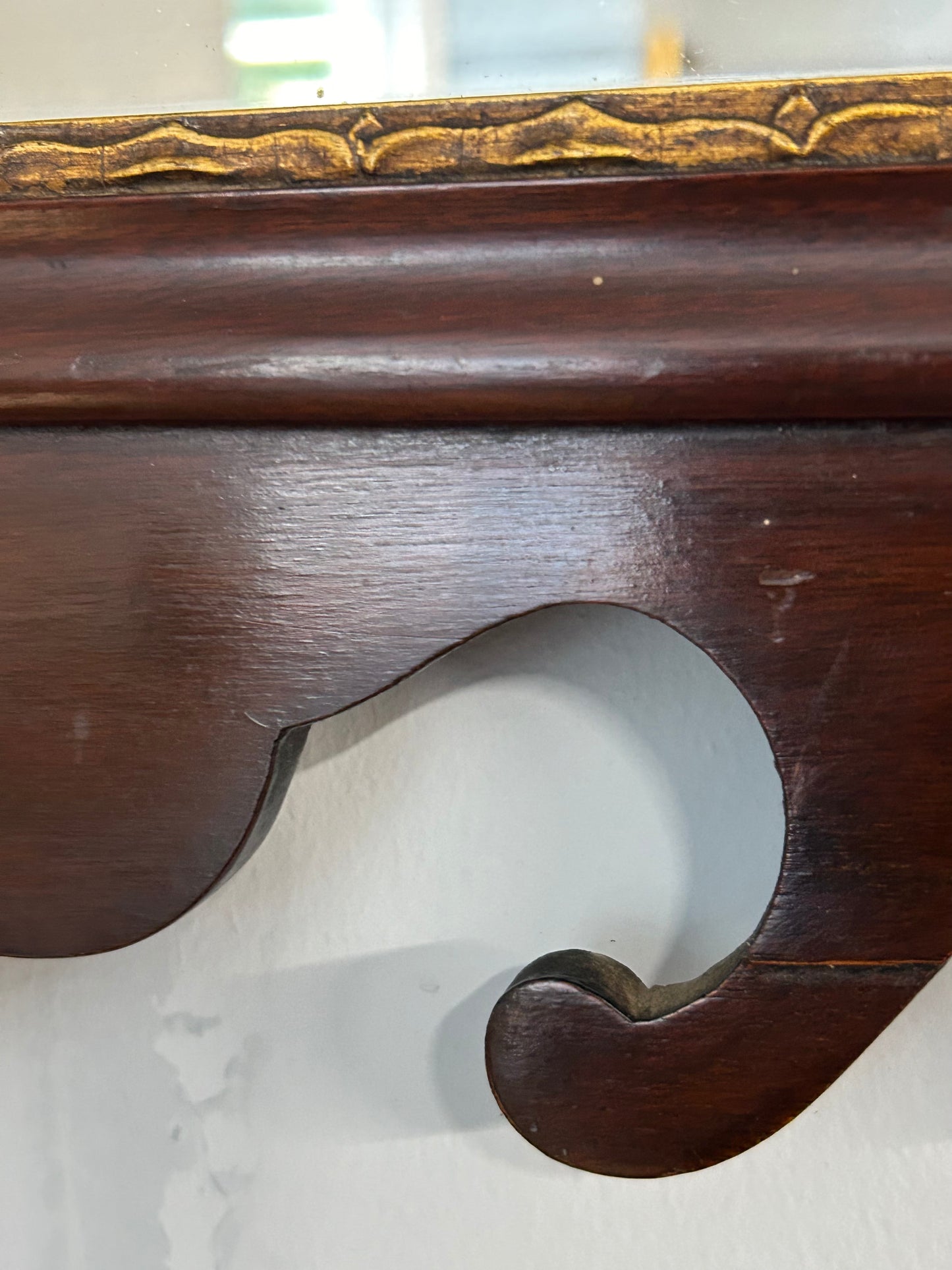 Georgian style fretwork wall mirror