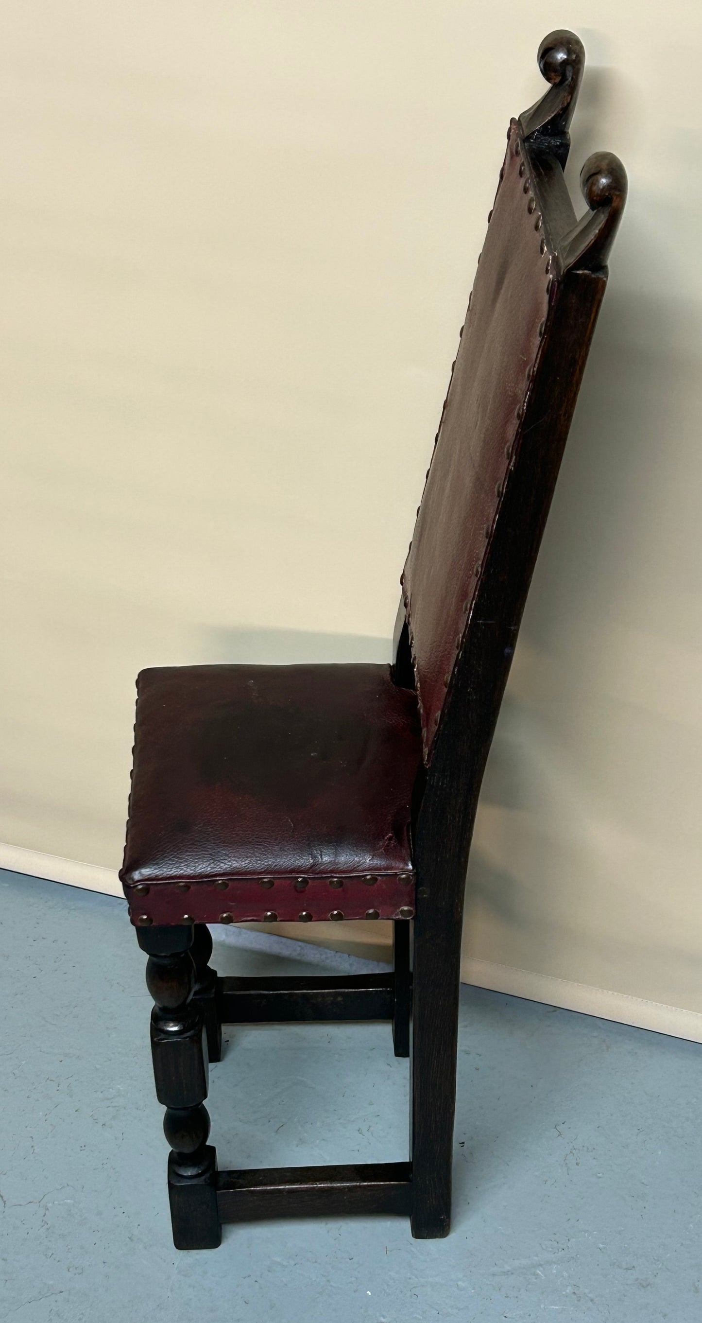 Early 20th century oak child’s correction chair