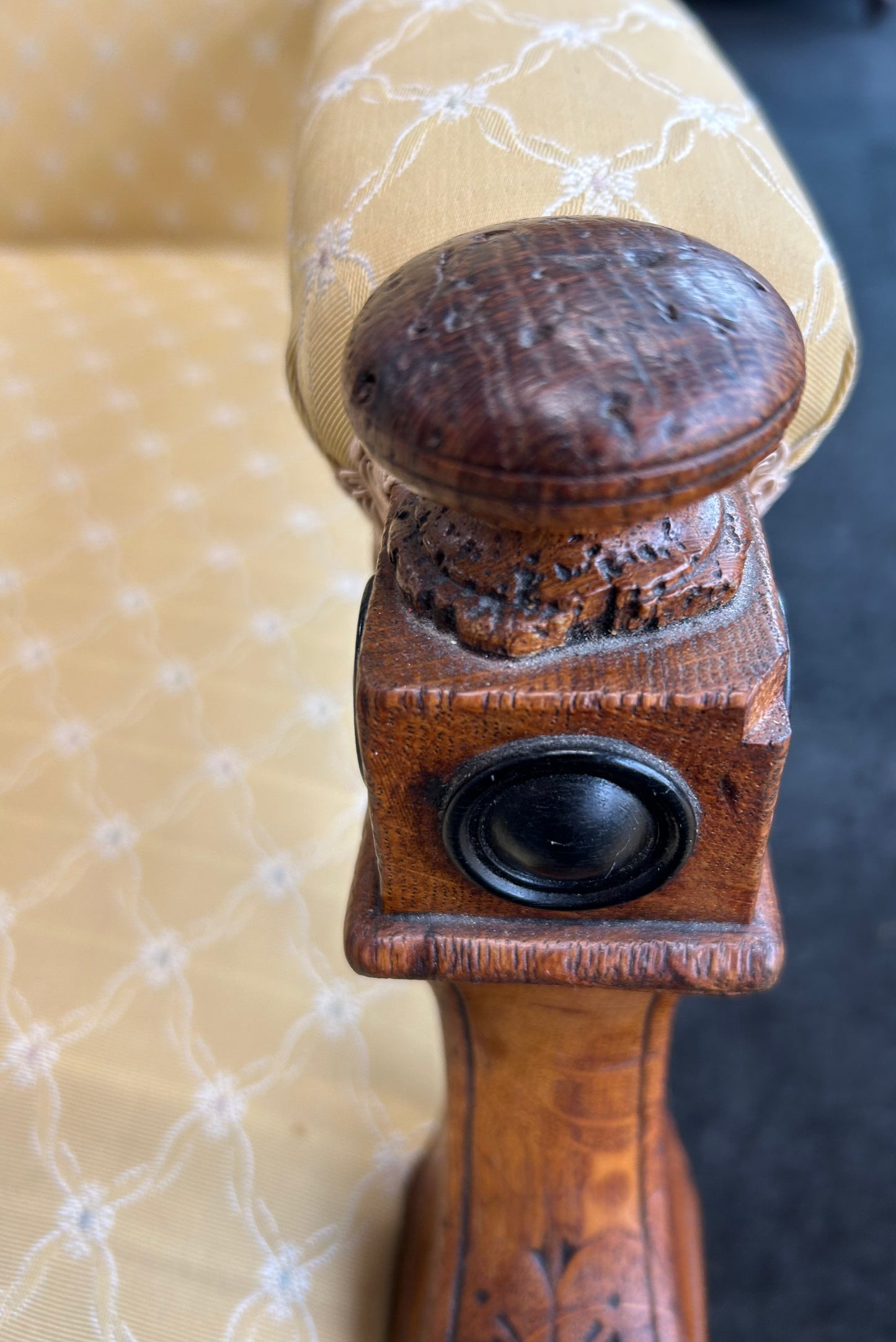 Victorian Ladies and Gentlemen’s Pollard oak chairs