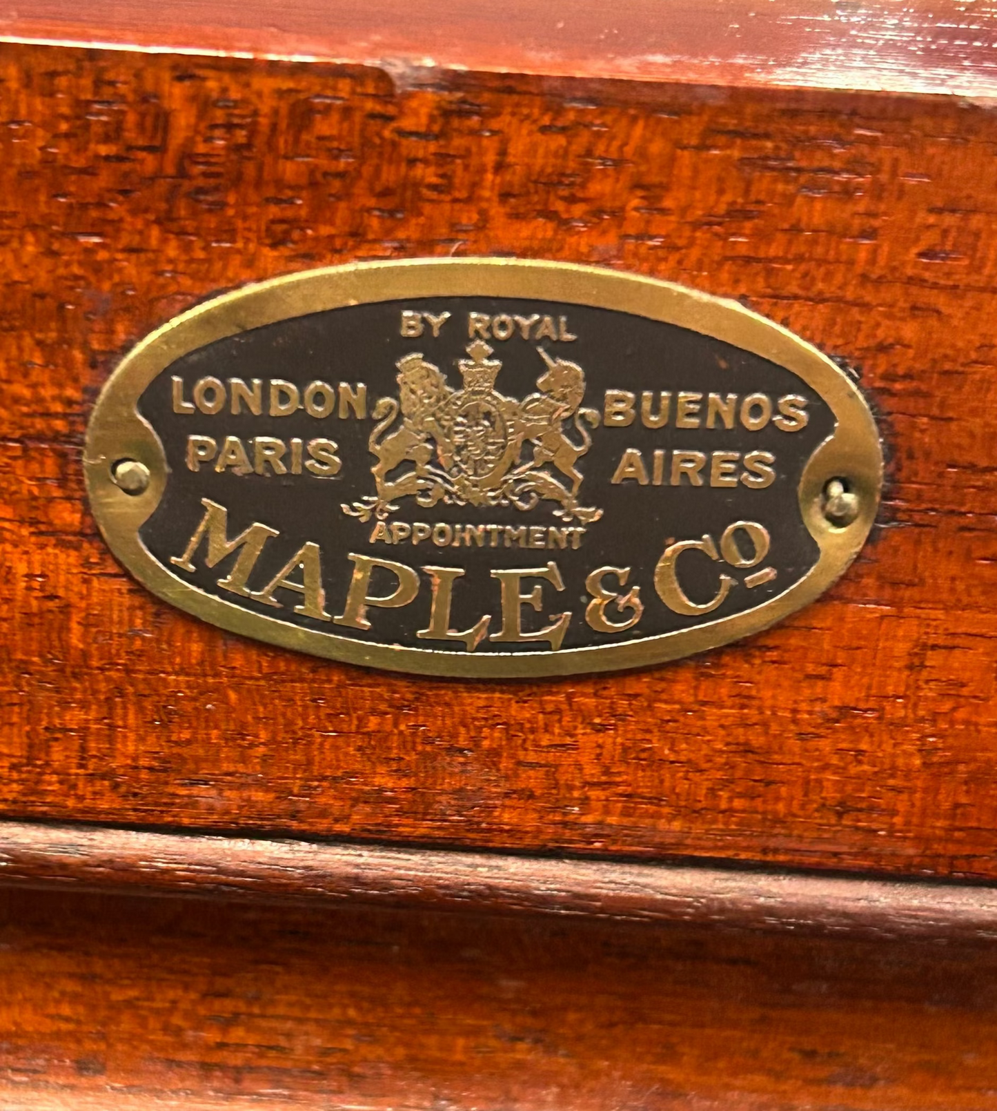 Maple and Co “Gentlemen’s” chest of drawers/cupboard