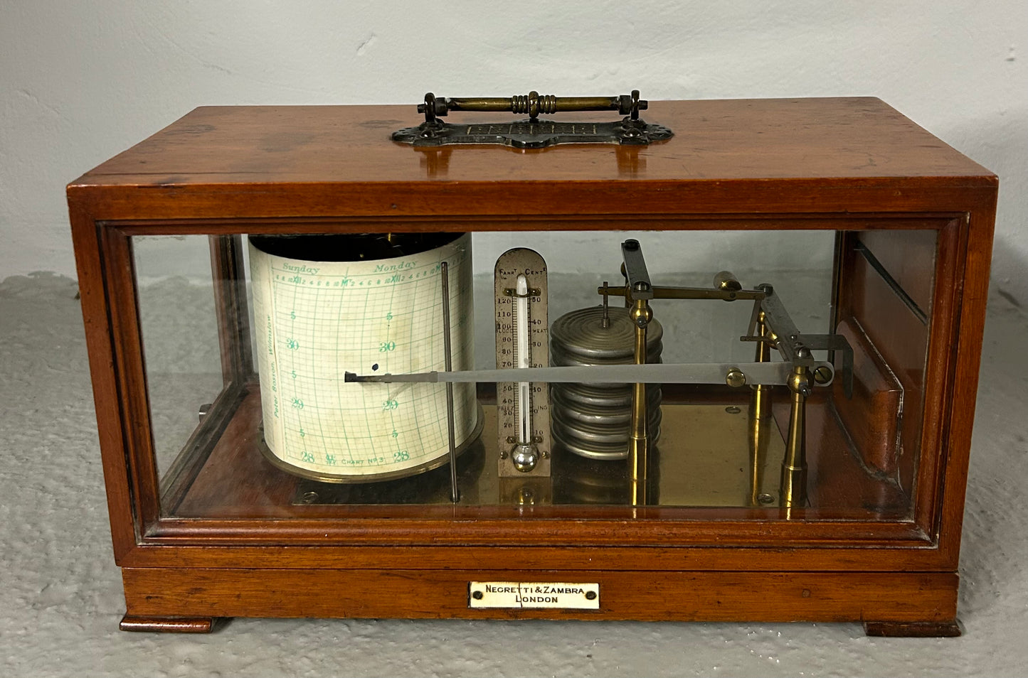 Negretti and Zambra barograph