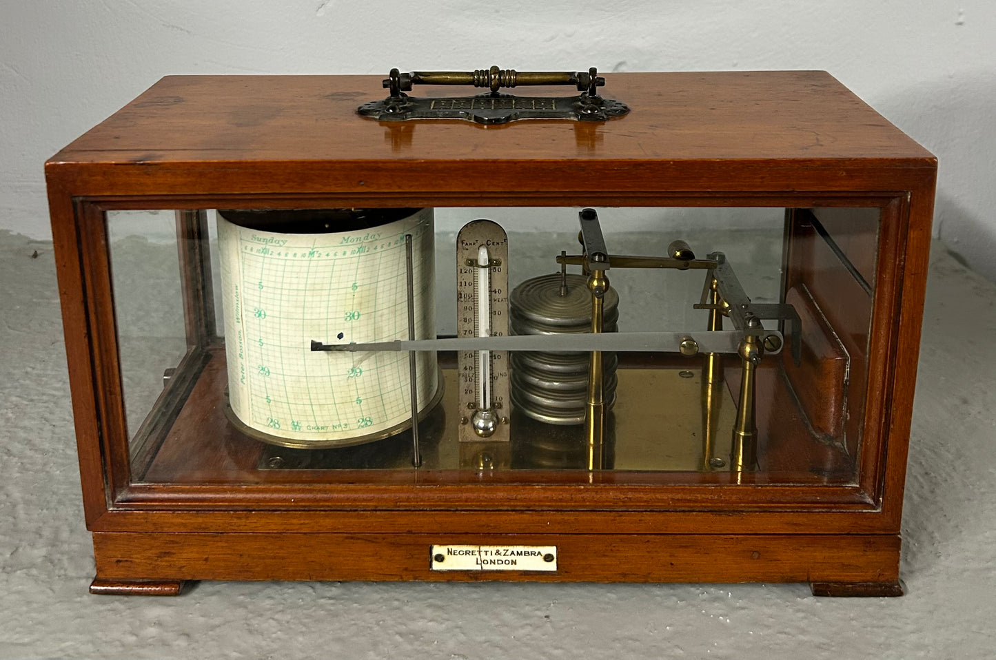 Negretti and Zambra barograph