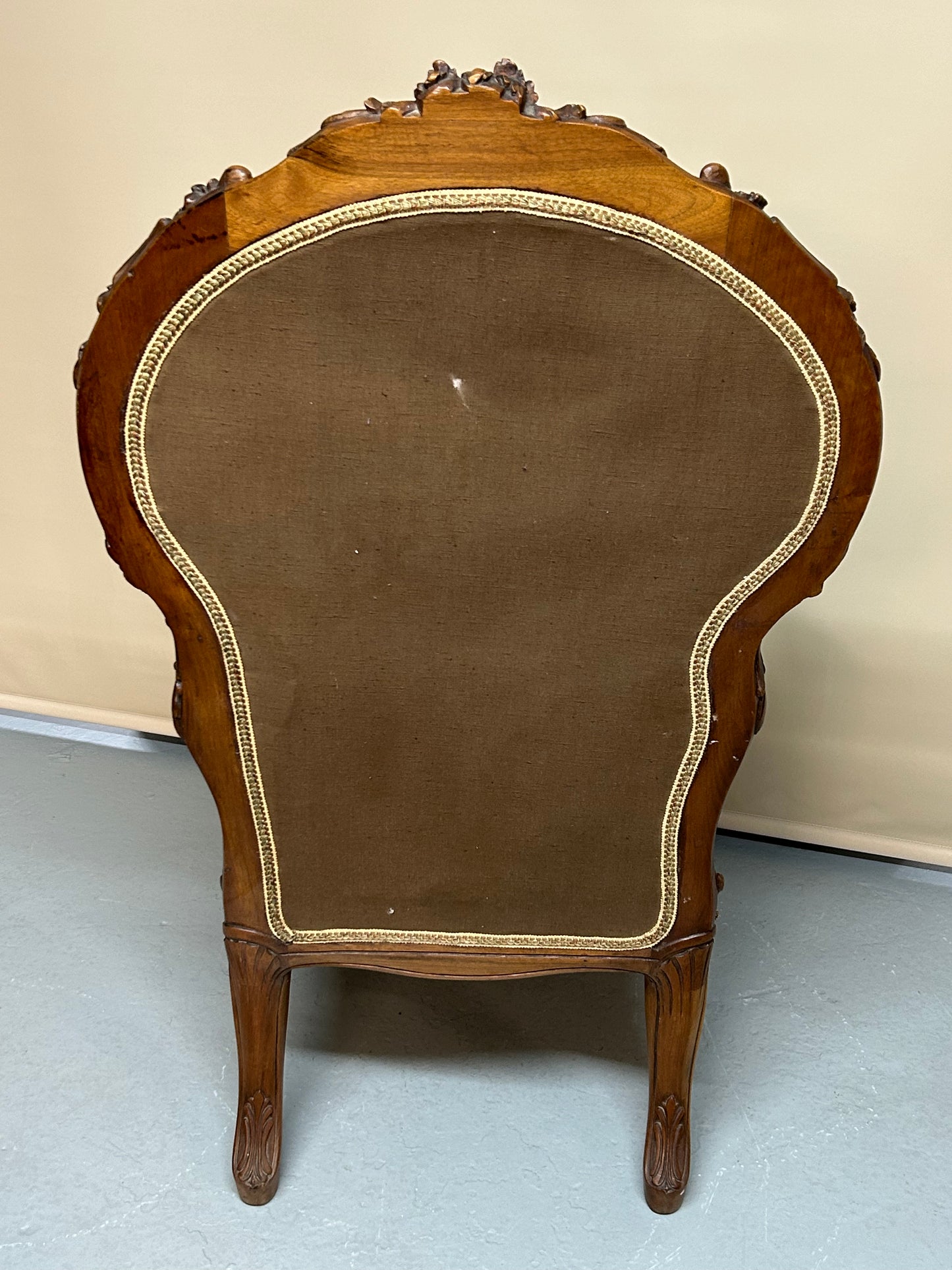Walnut nursing chair