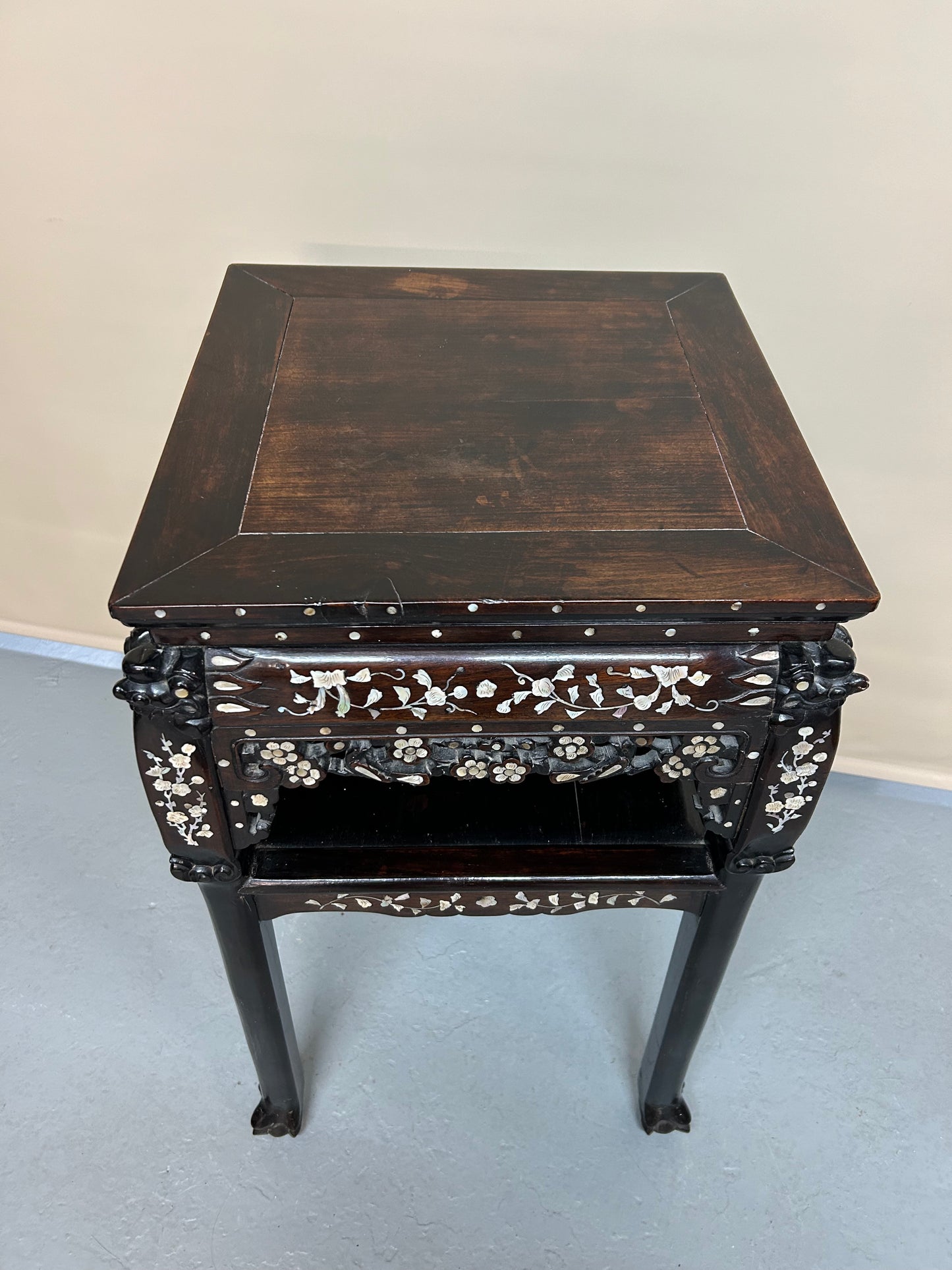 Chinese mother of pearl side table