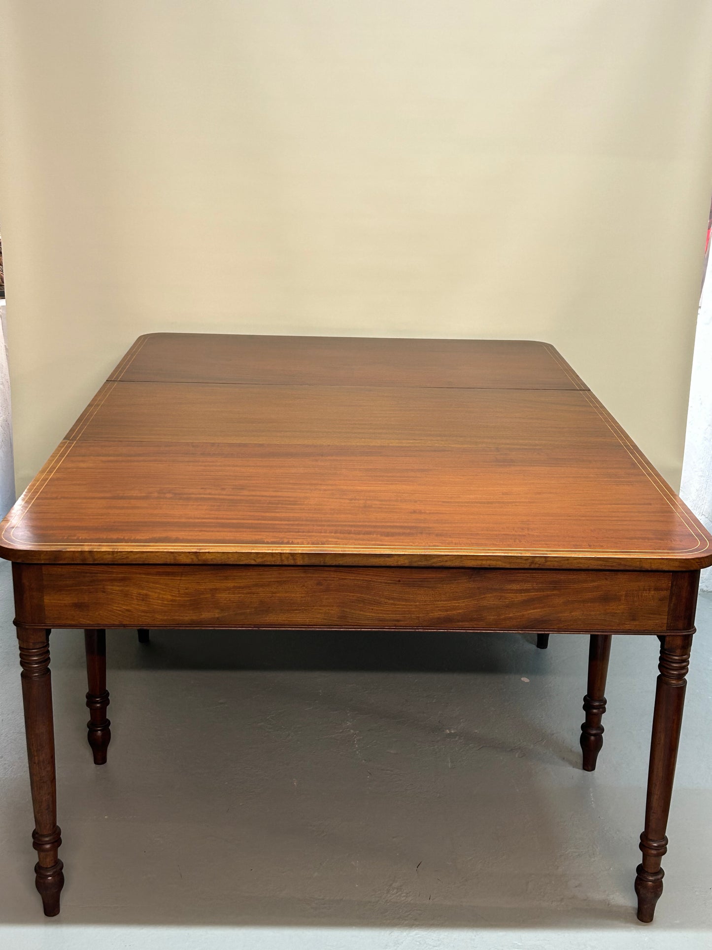 Pair of Georgian mahogany console tables