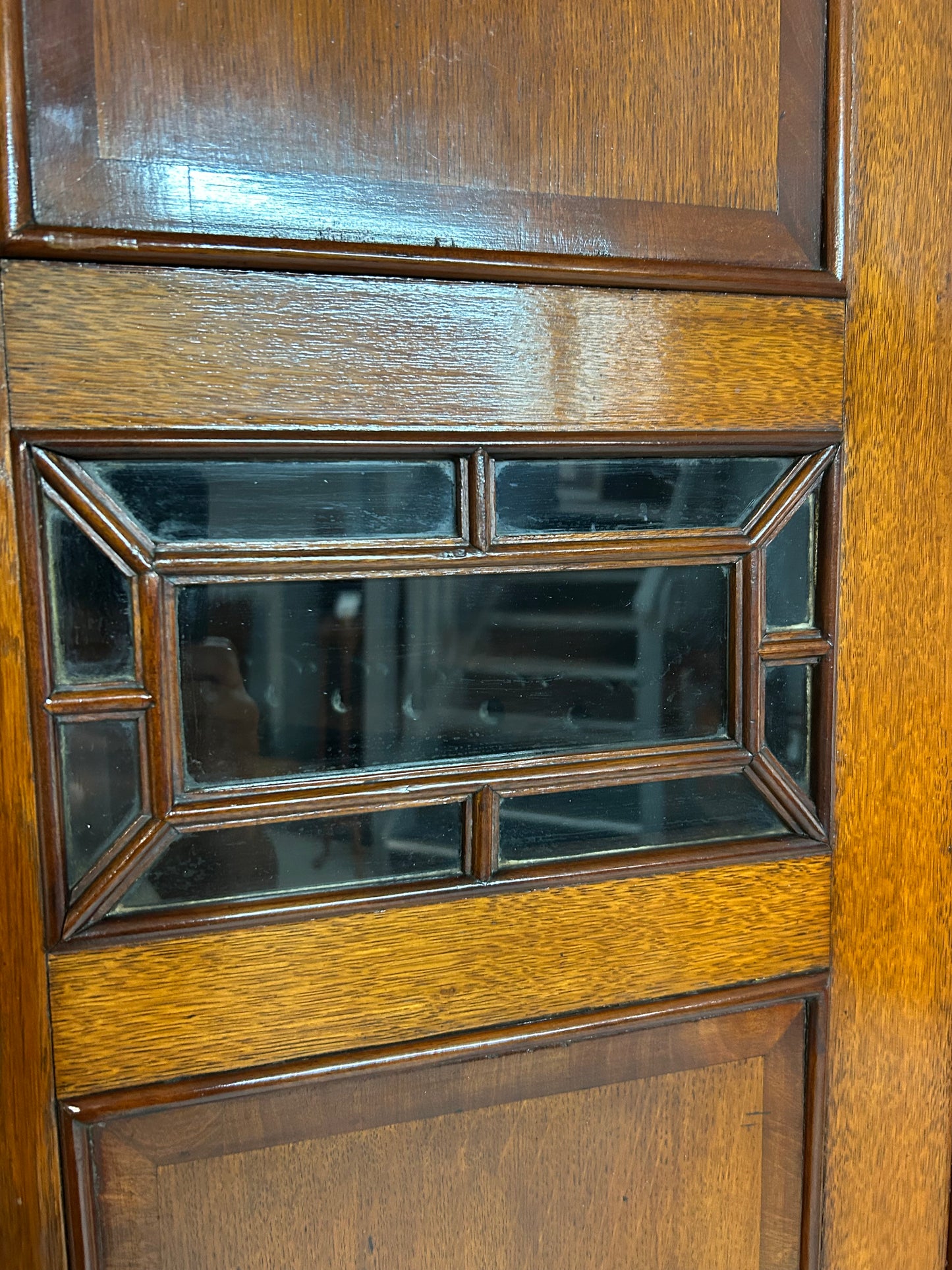 Welsh free standing oak corner cabinet
