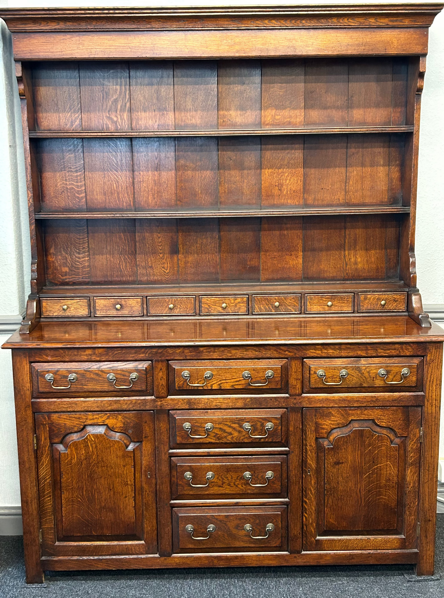 Georgian style oak dresser