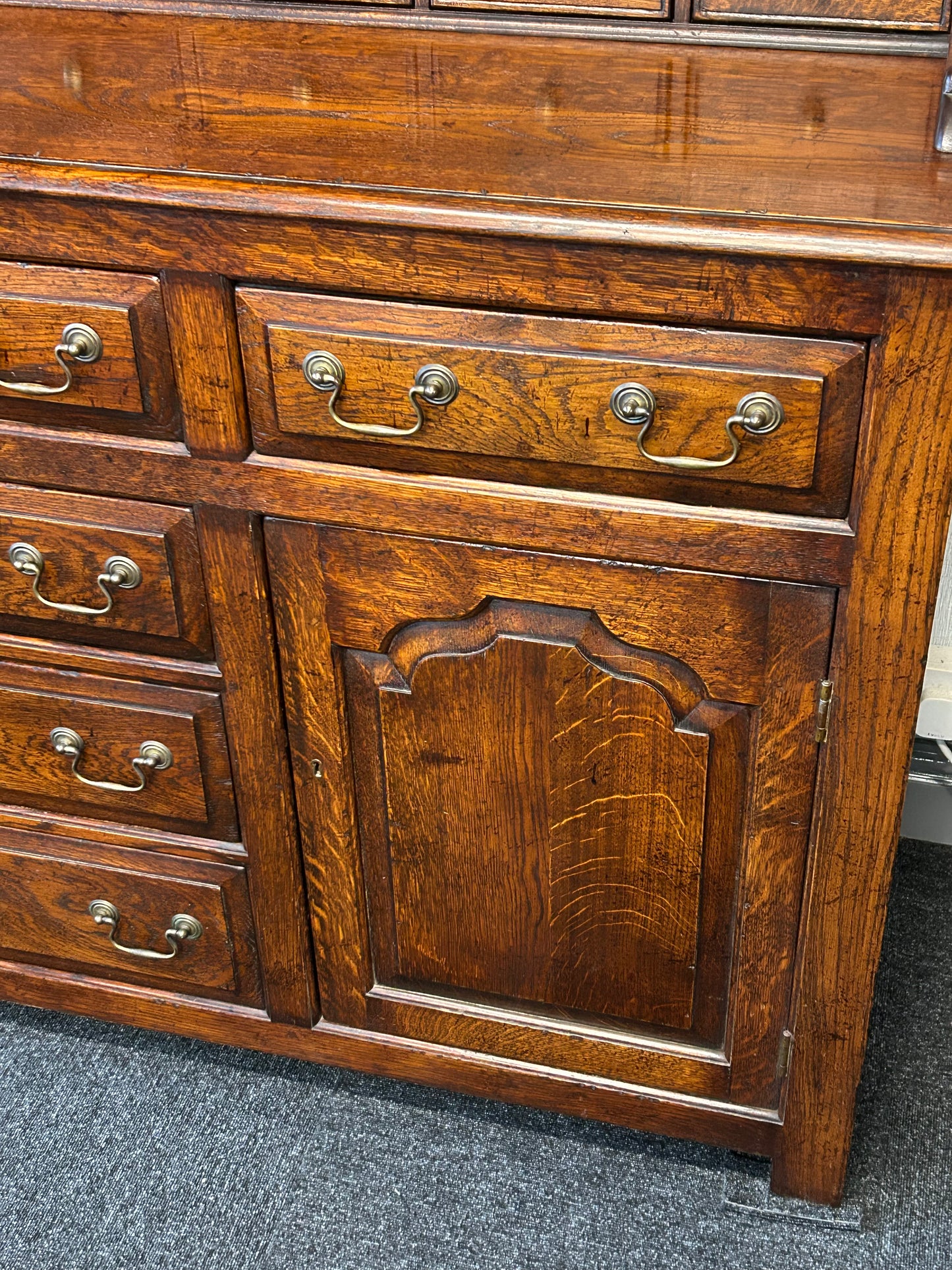 Georgian style oak dresser