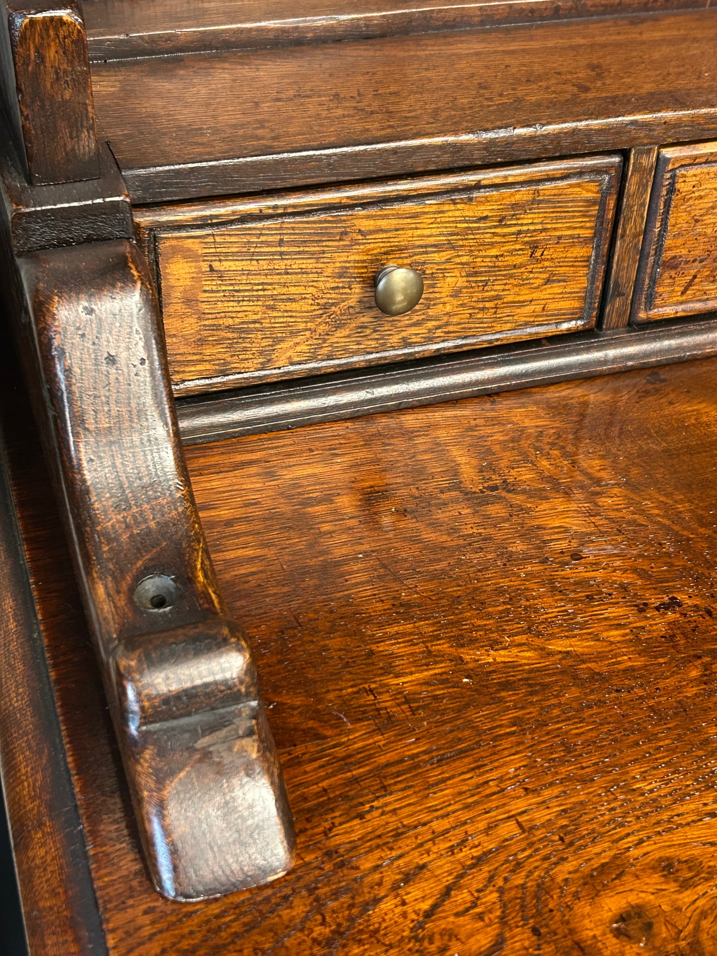 Georgian style oak dresser