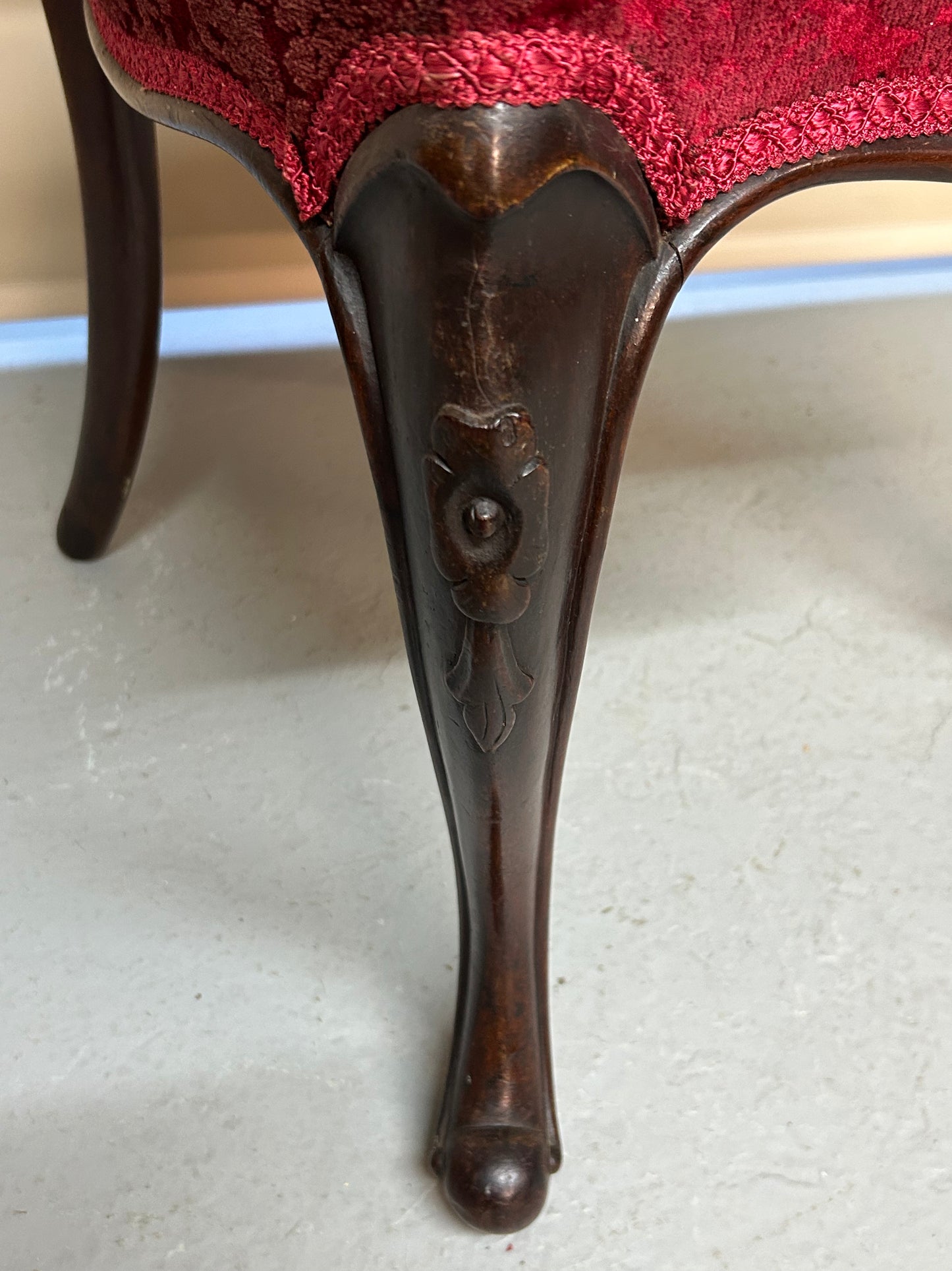 Set of 6 Victorian rosewood dining chairs