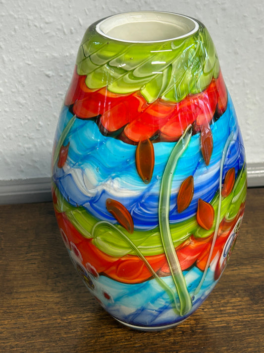 Murano decorative glass vase