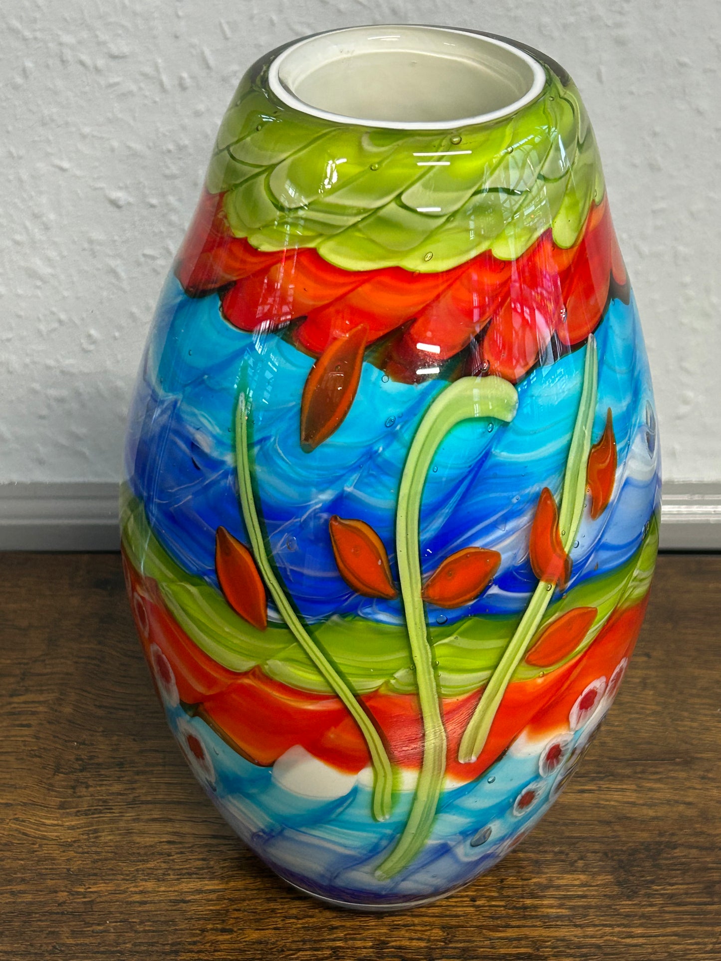 Murano decorative glass vase