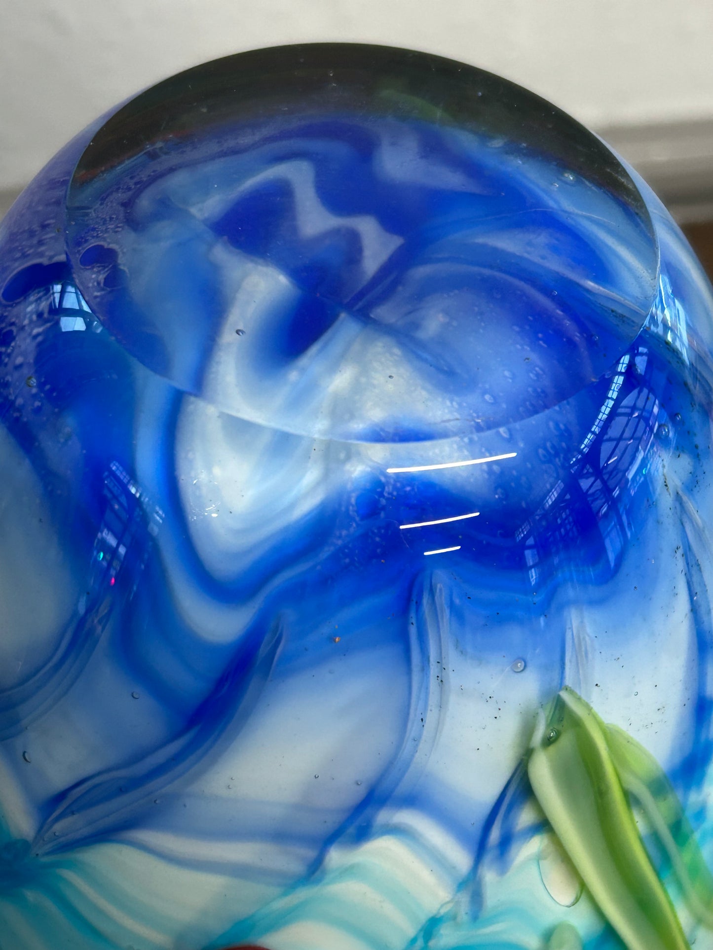 Murano decorative glass vase