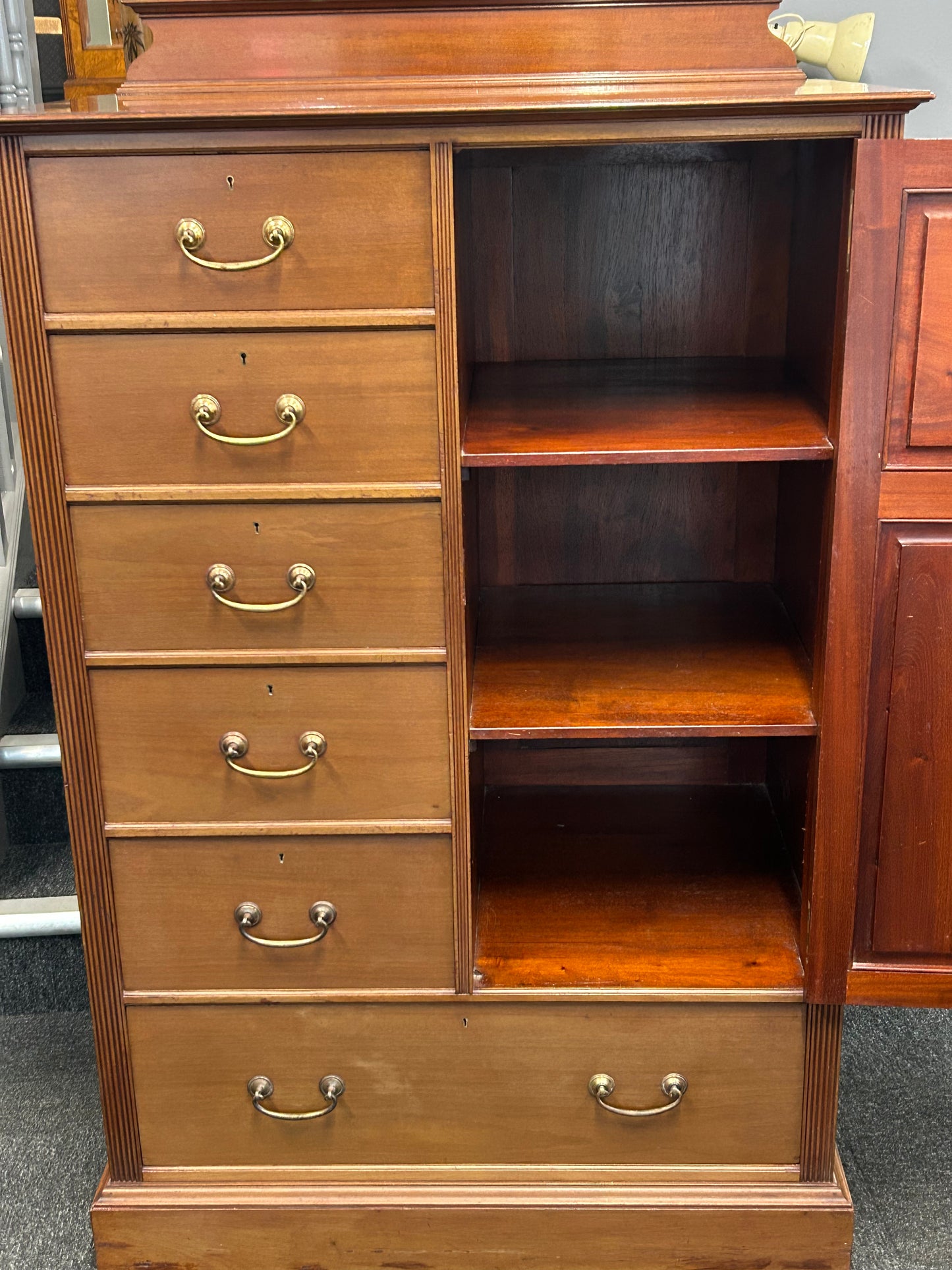 Maple and Co “Gentlemen’s” chest of drawers/cupboard