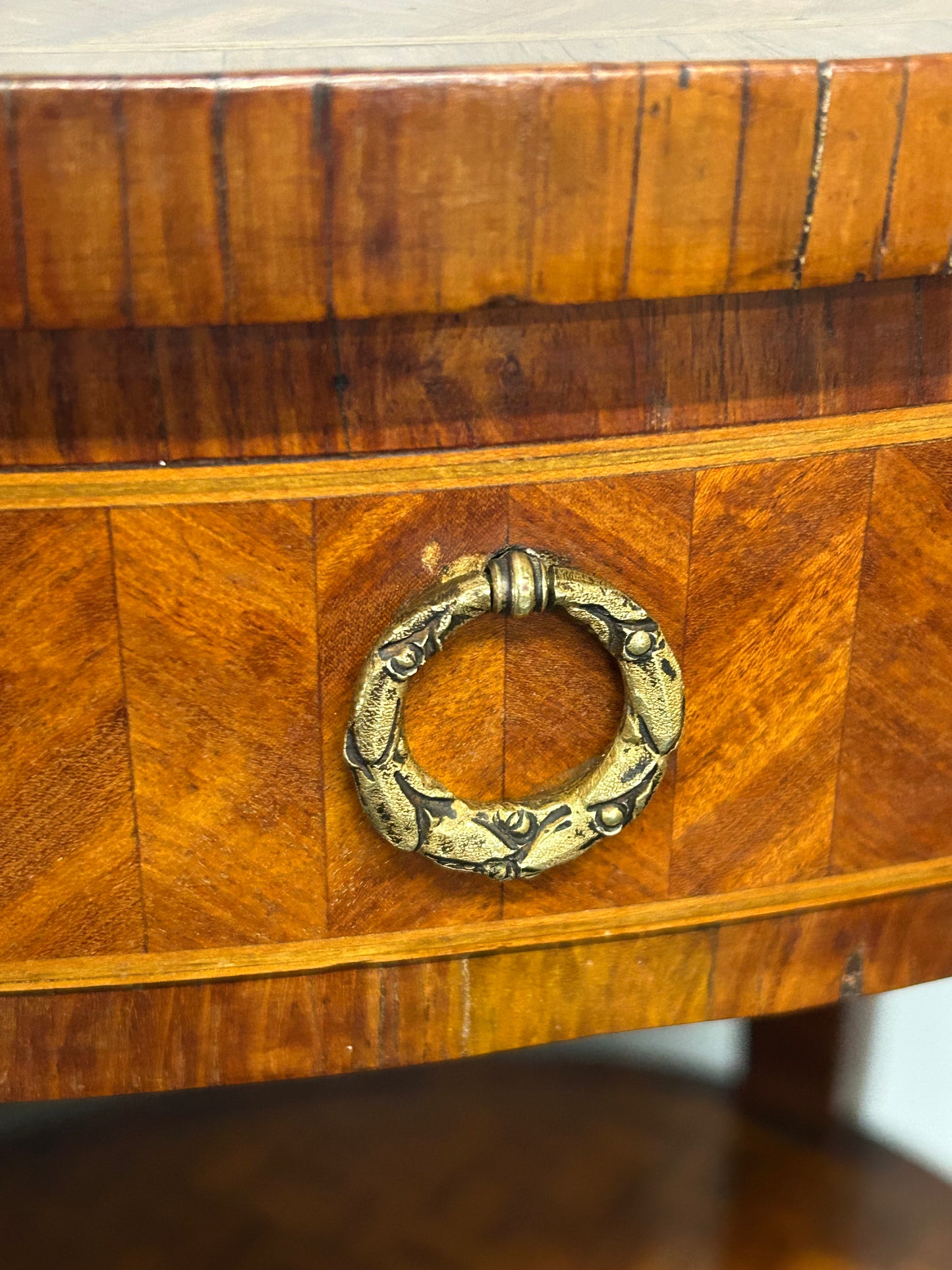 Loui XV style Kingswood parquetry side table