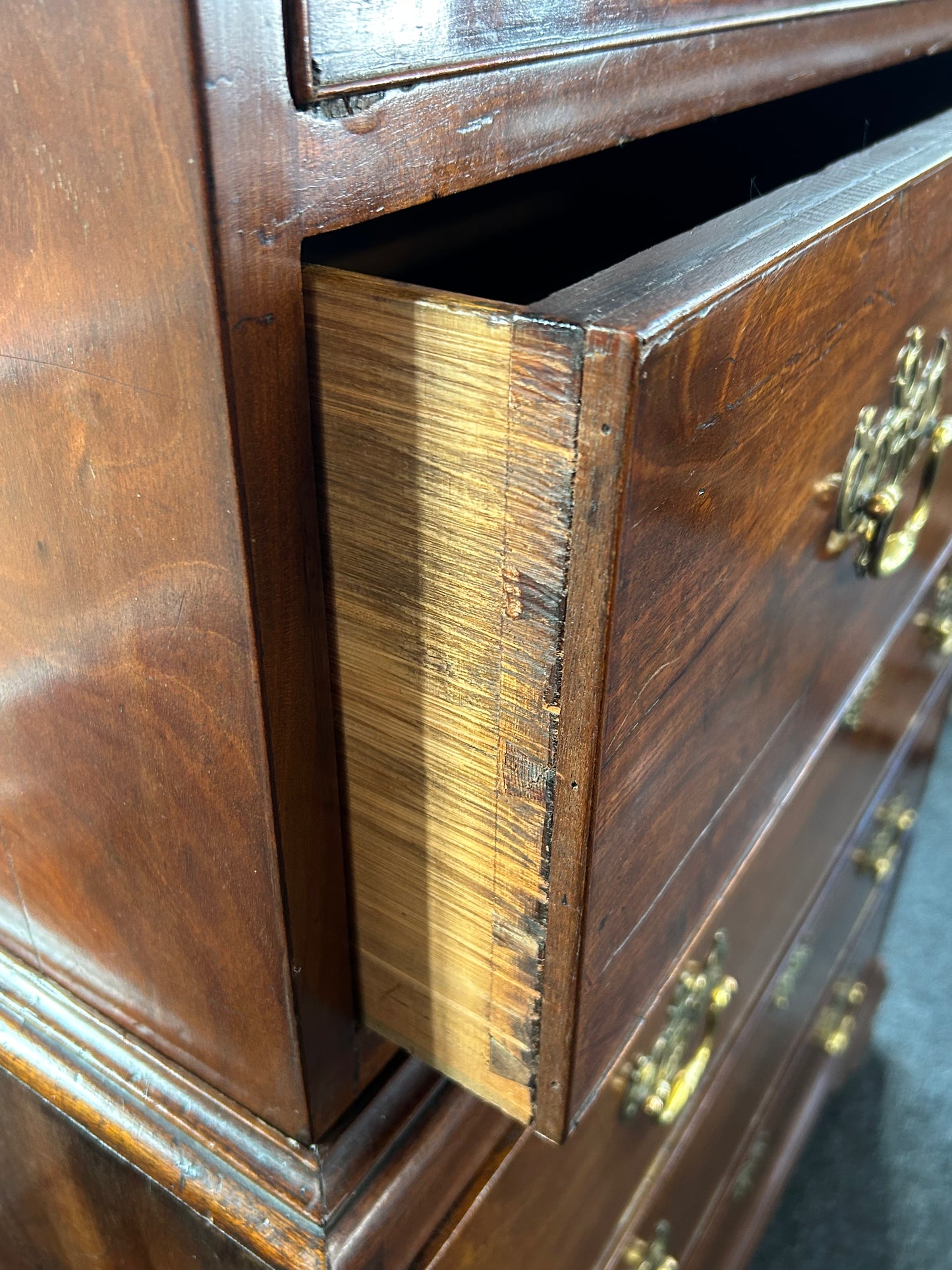 Georgian Mahogany chest on chest