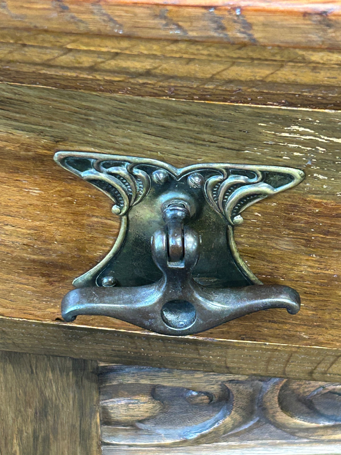 Arts and Crafts oak Edwardian sideboard