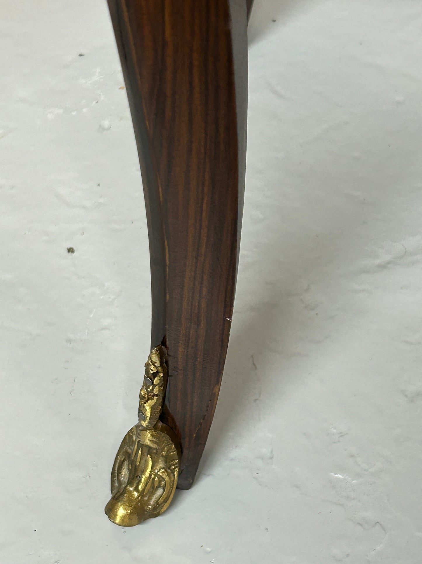 Pair of Louis XV style marquetry bedside cabinets