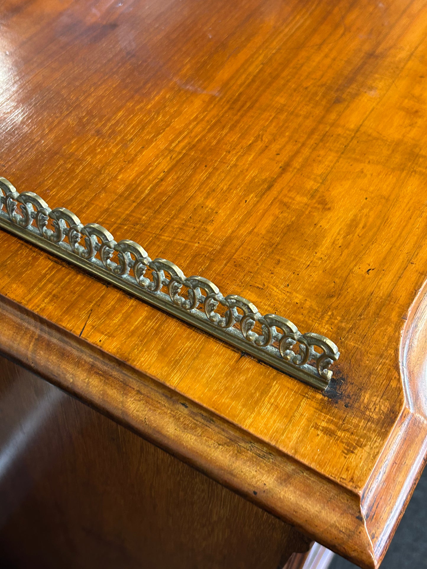 Edwardian Walnut sheet music cabinet