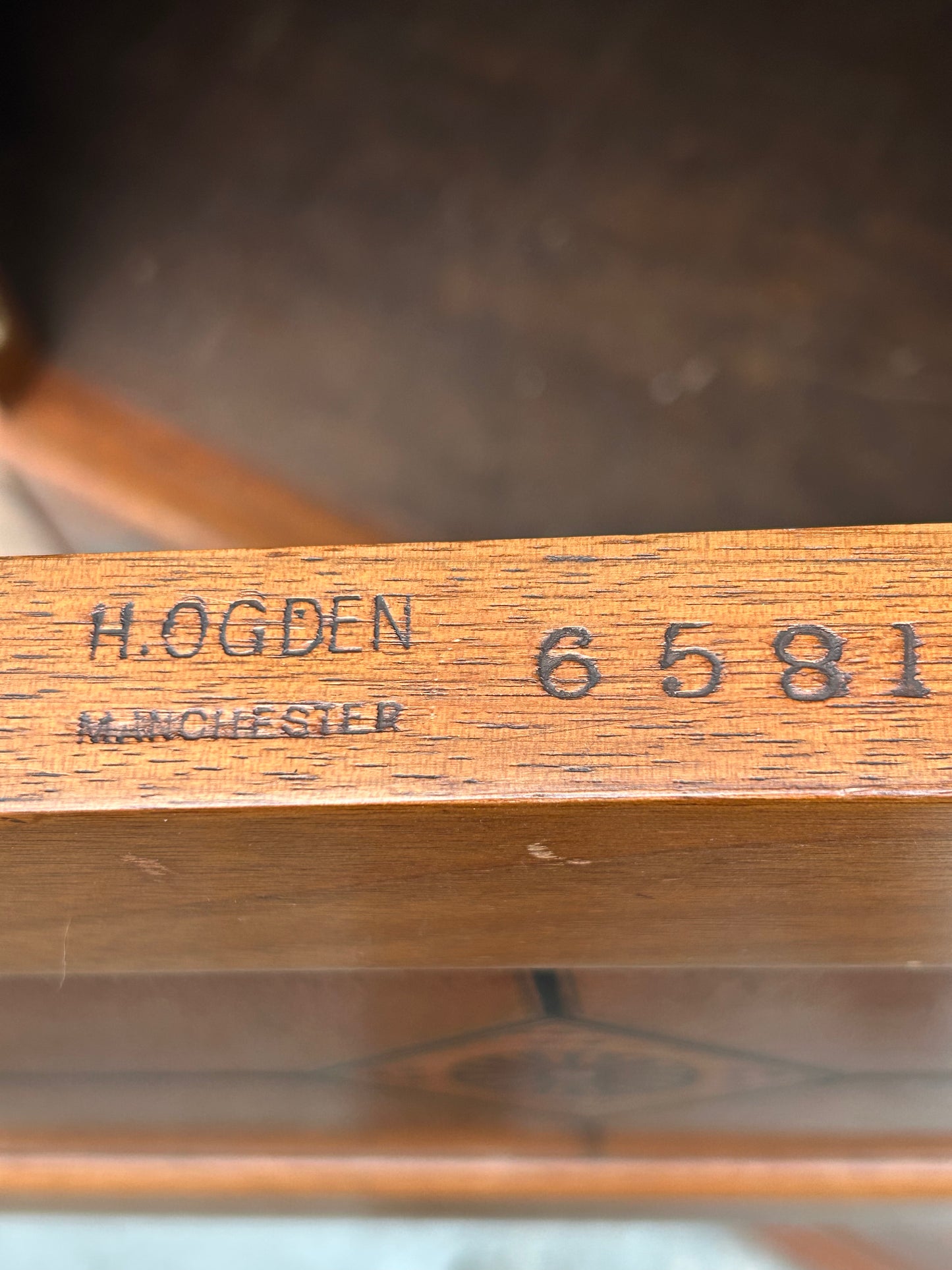 Aesthetic movement 3 Tier Storage Cabinet by H Ogden of Manchester