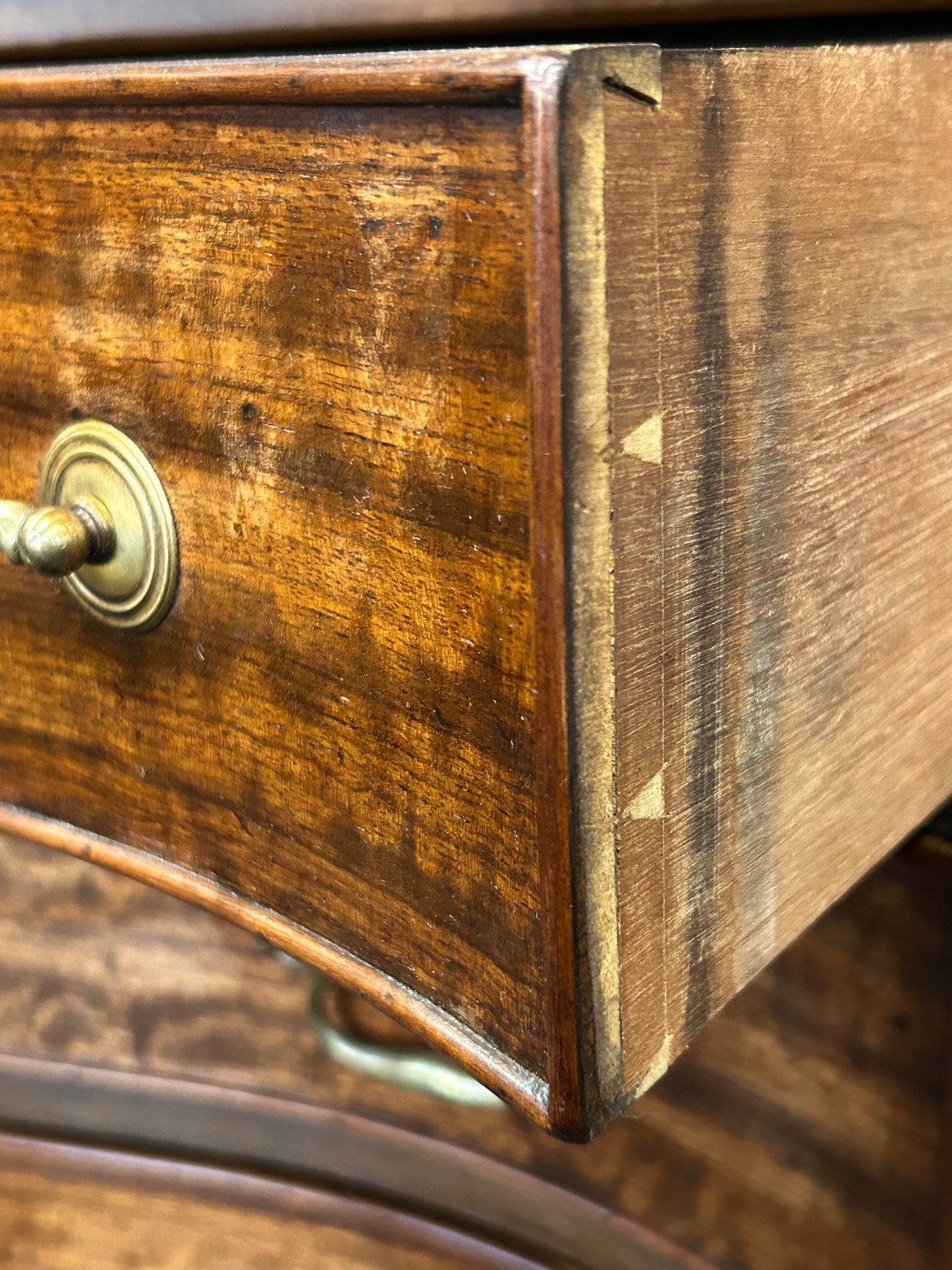Mahogany Georgian Revival Chest Of Drawers